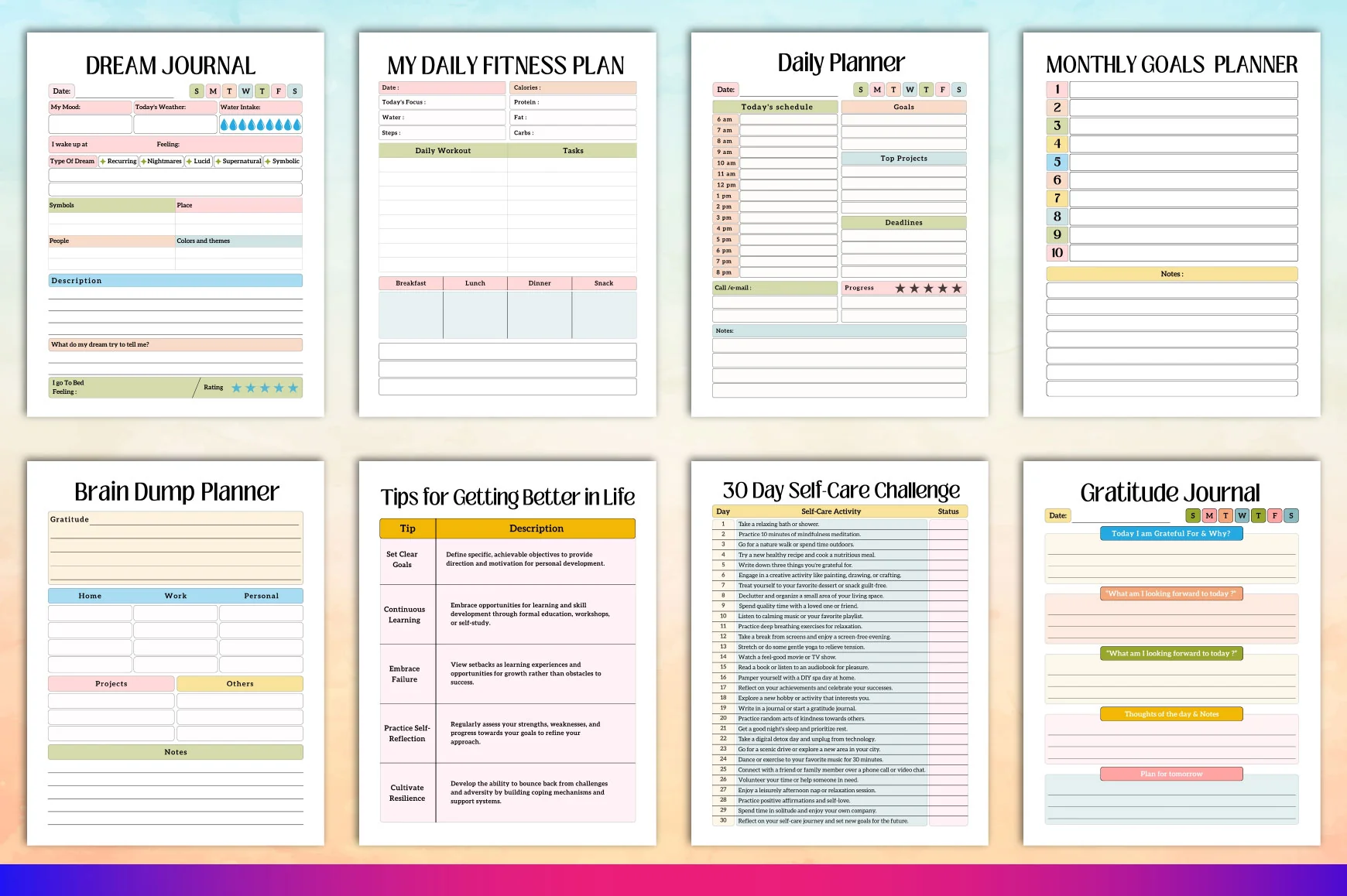 Mental Health CBT Workbook - Image 3