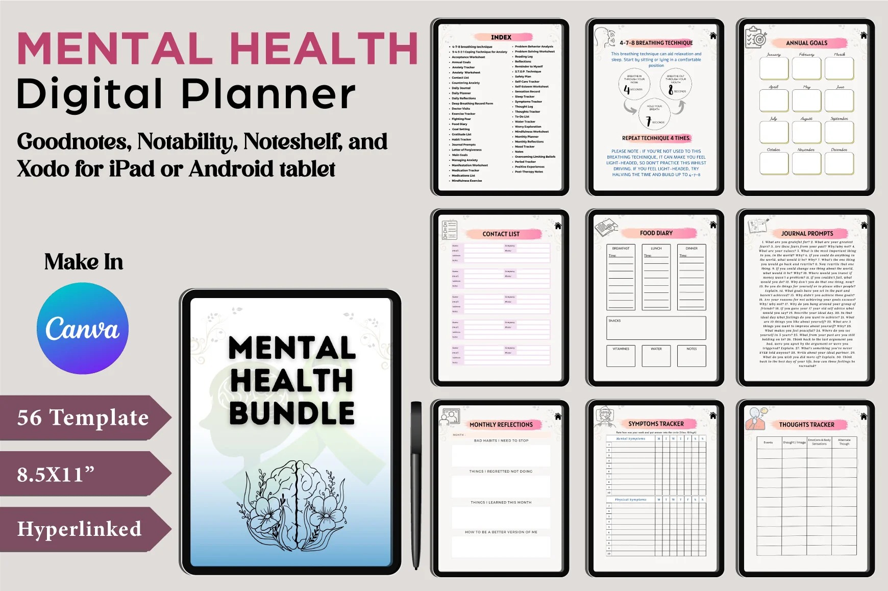 Mental Health Planner