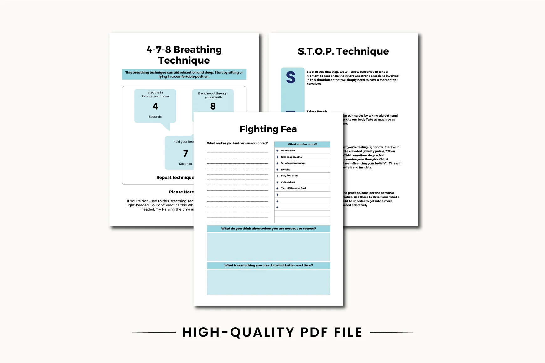 Mental Health Planner Sheets - Image 2