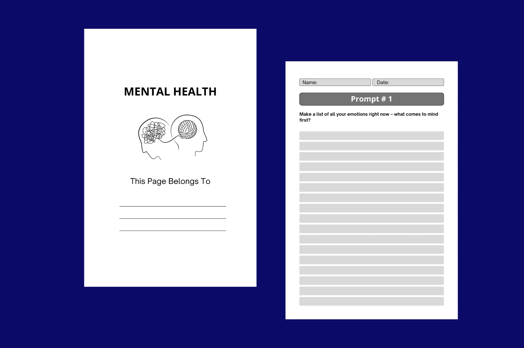 Mental Health Prompts for Wellbeing - Image 2