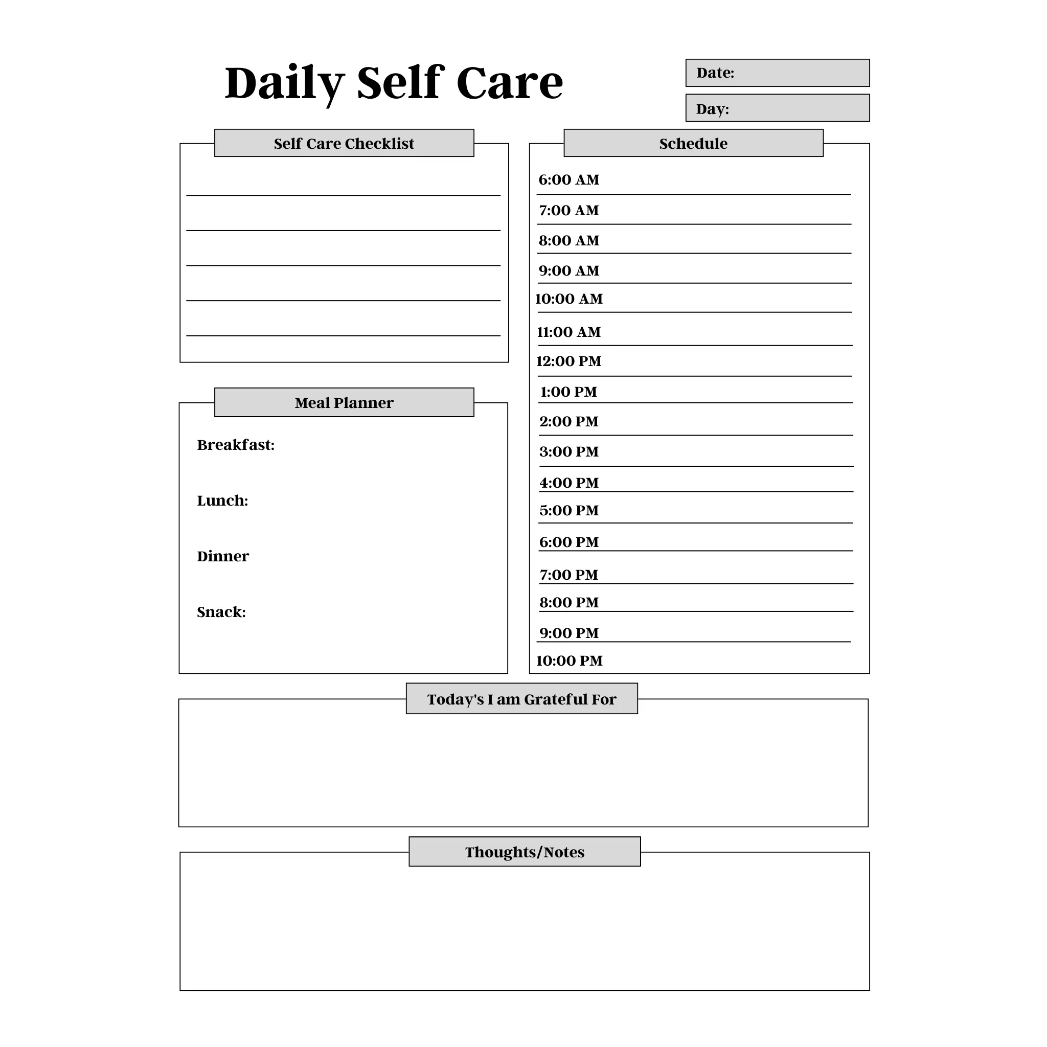 Mental Health & Self Care Planner Bundle - Image 3