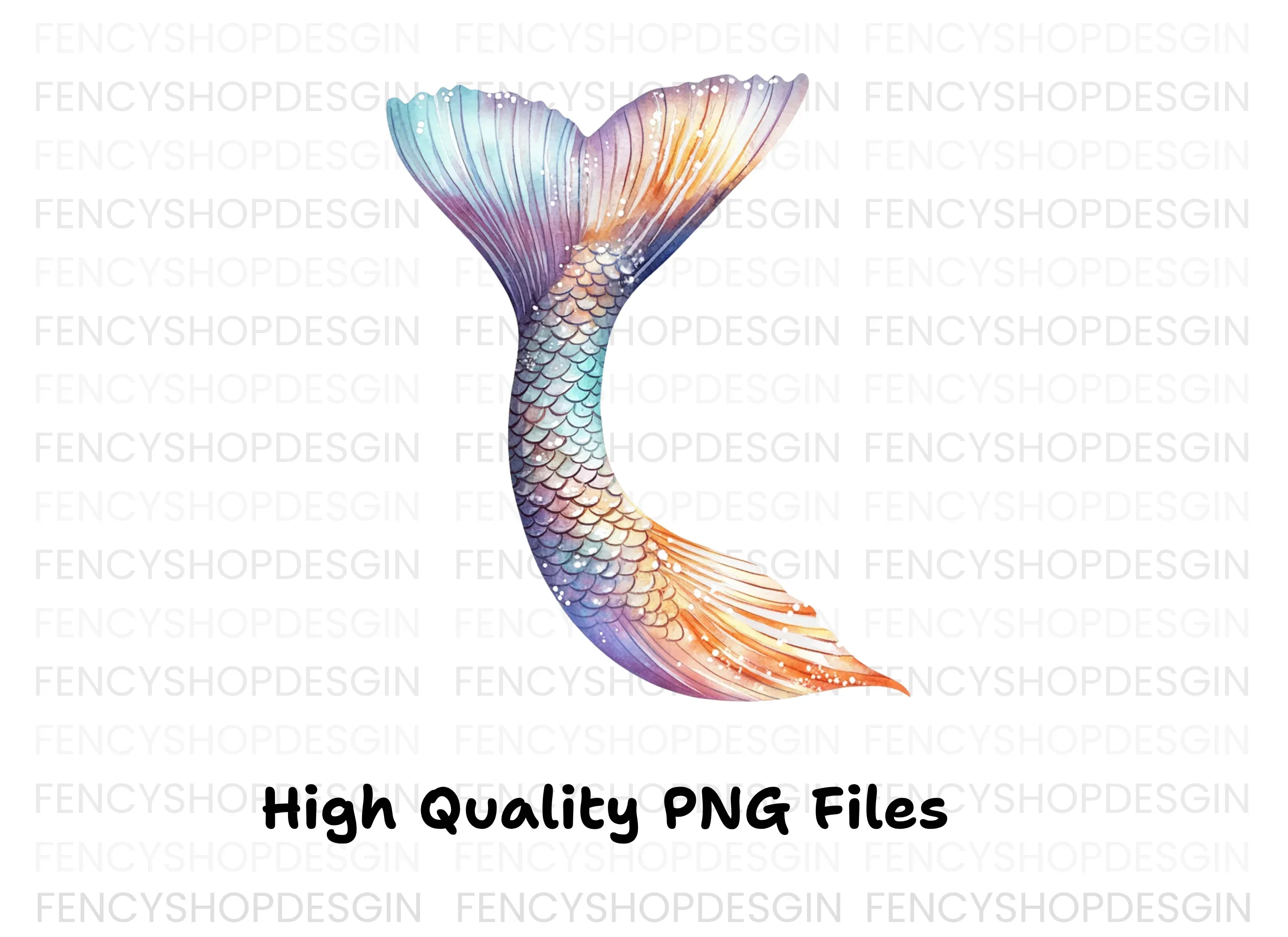 Mermaid Tails Clipart Bundle - Image 2