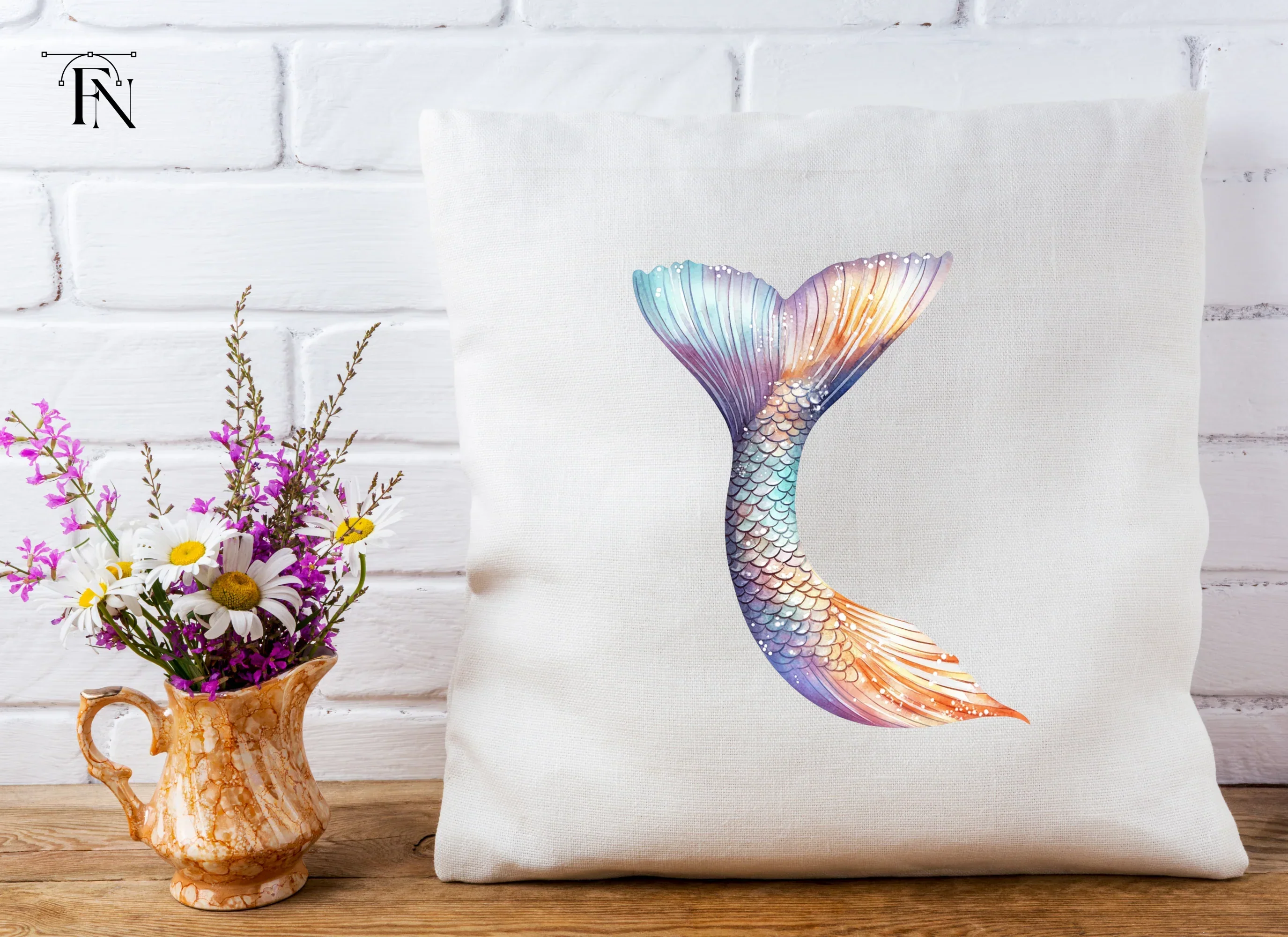 Mermaid Tails Clipart Bundle - Image 4