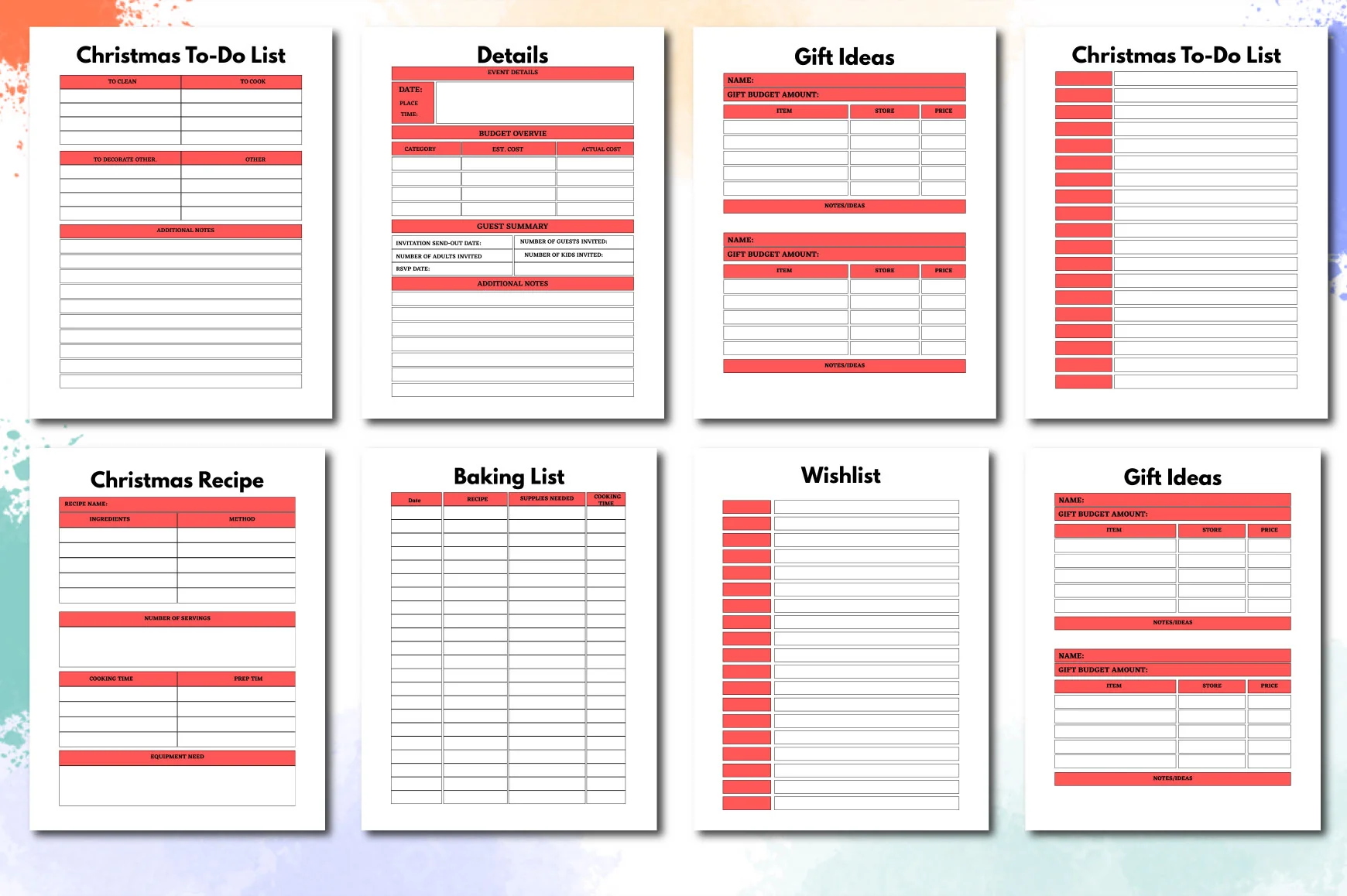 Merry Christmas Planner - Image 2