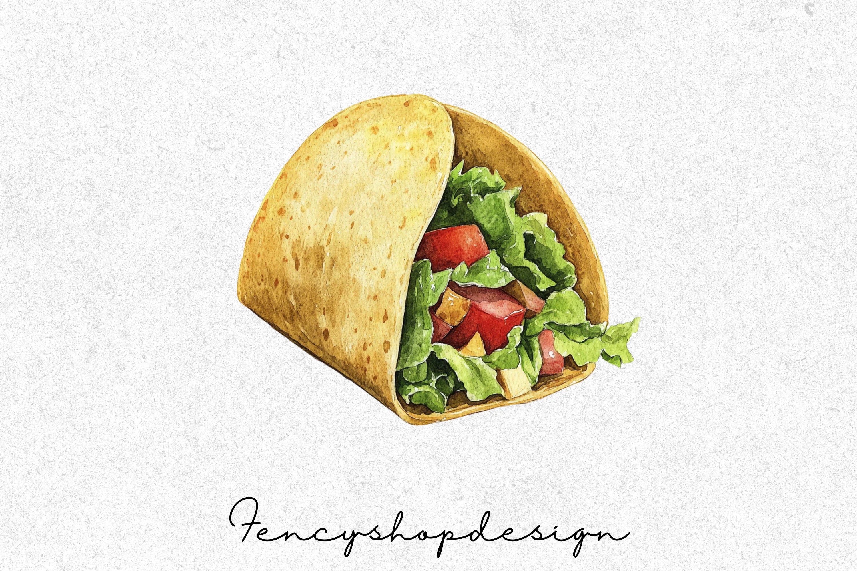 Mexican Taco Fiesta Clipart Bundle - Image 3