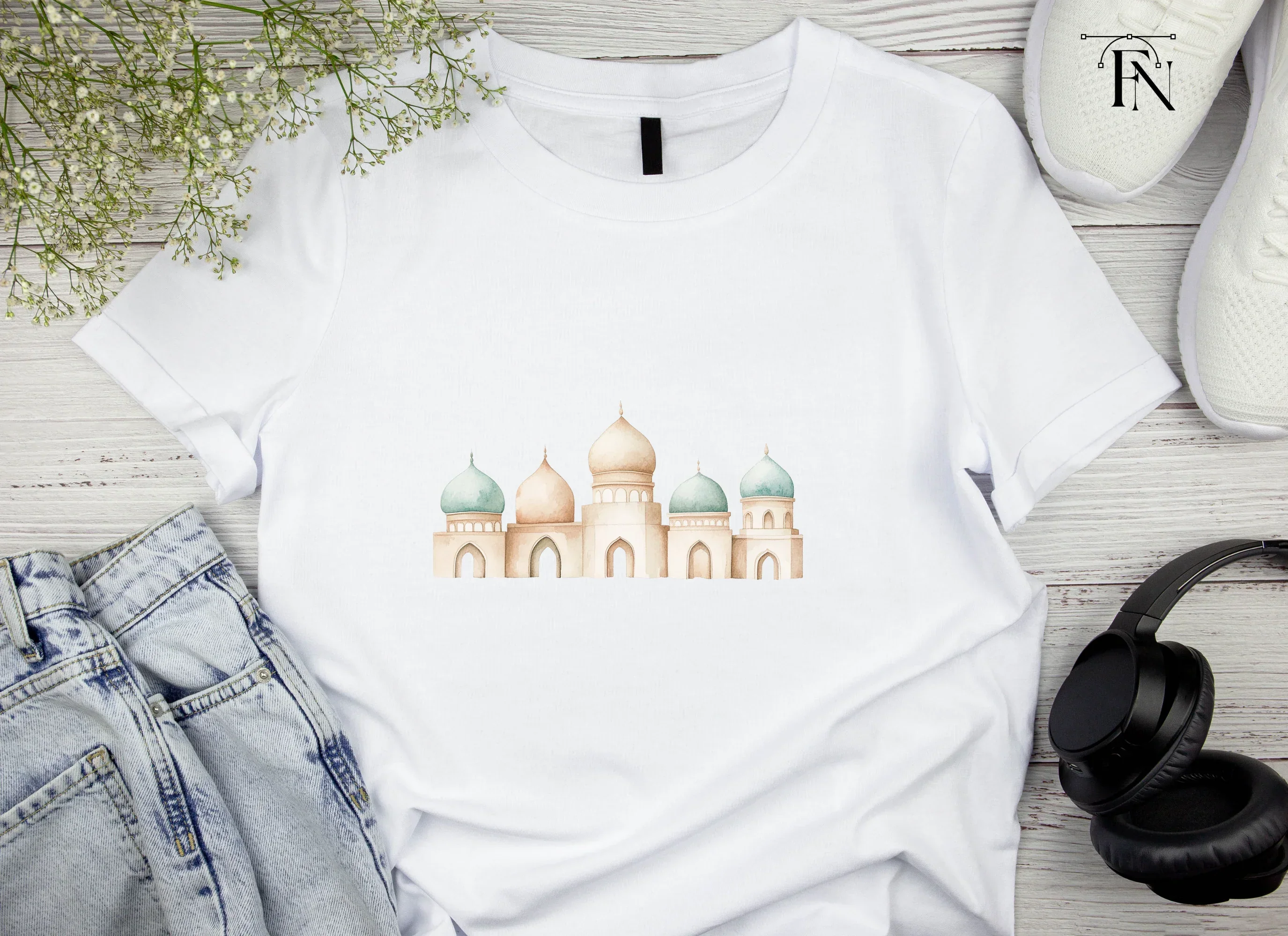 Middle Eastern Cityscape Clipart Bundle - Image 3
