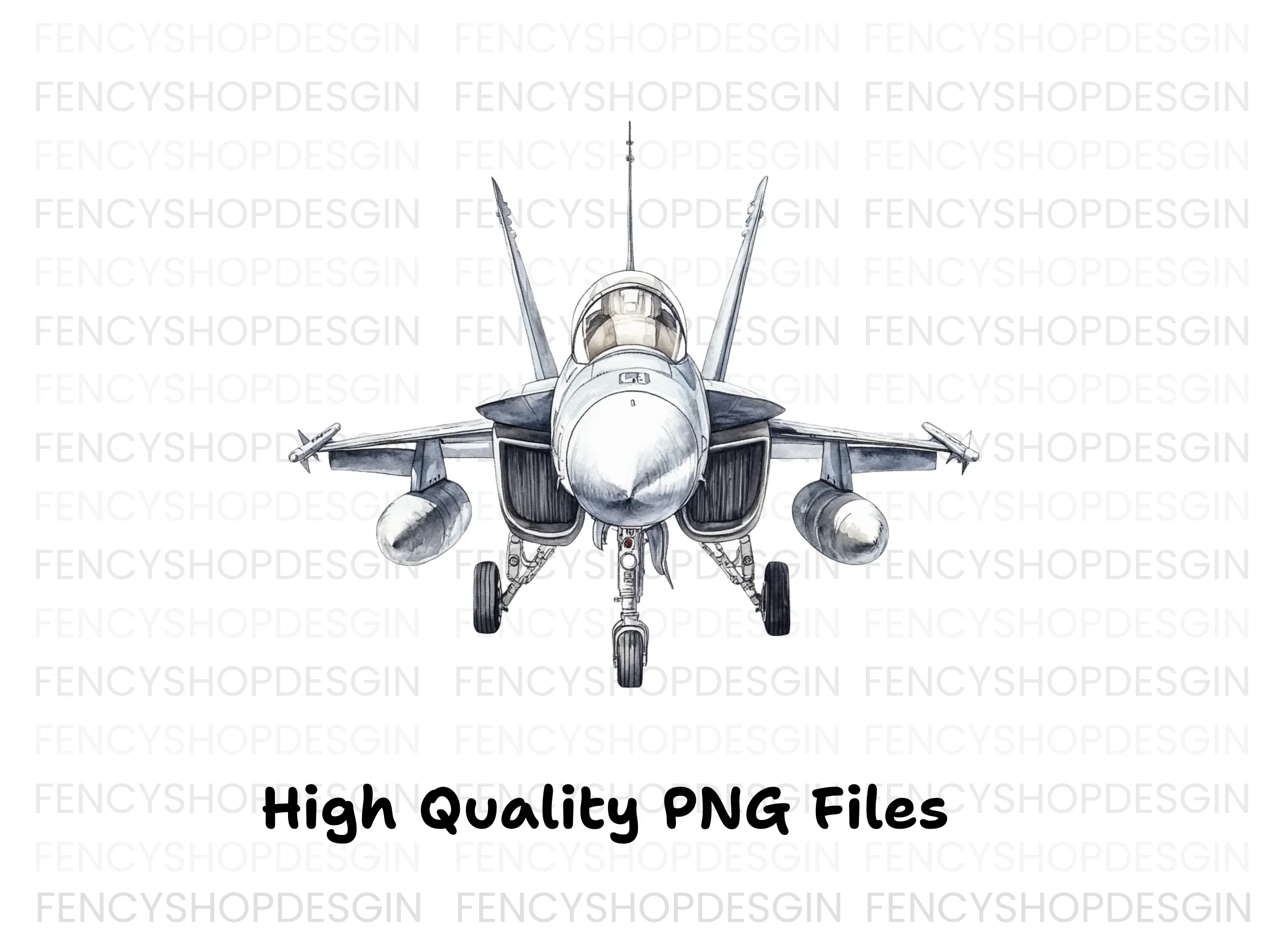 Military Fighter Jets Clipart Bundle - Image 2