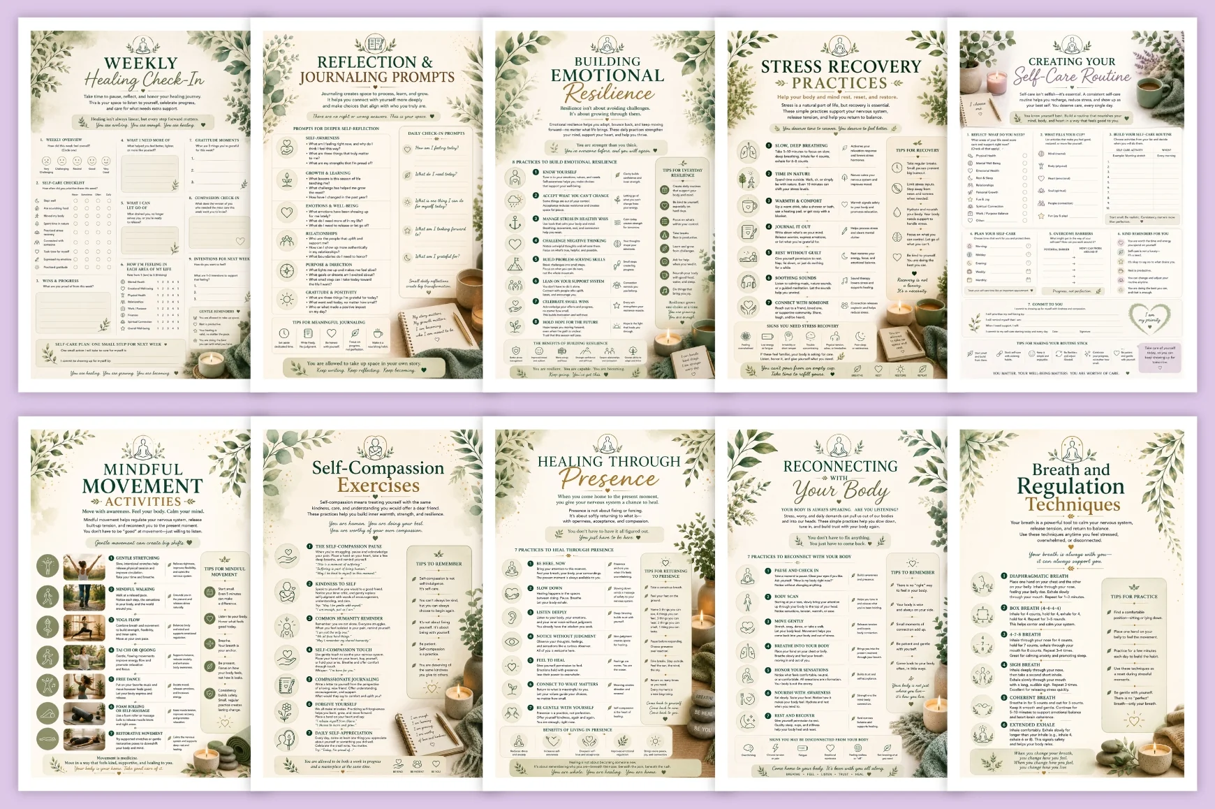 Mindful Body Healing Deck - Image 3