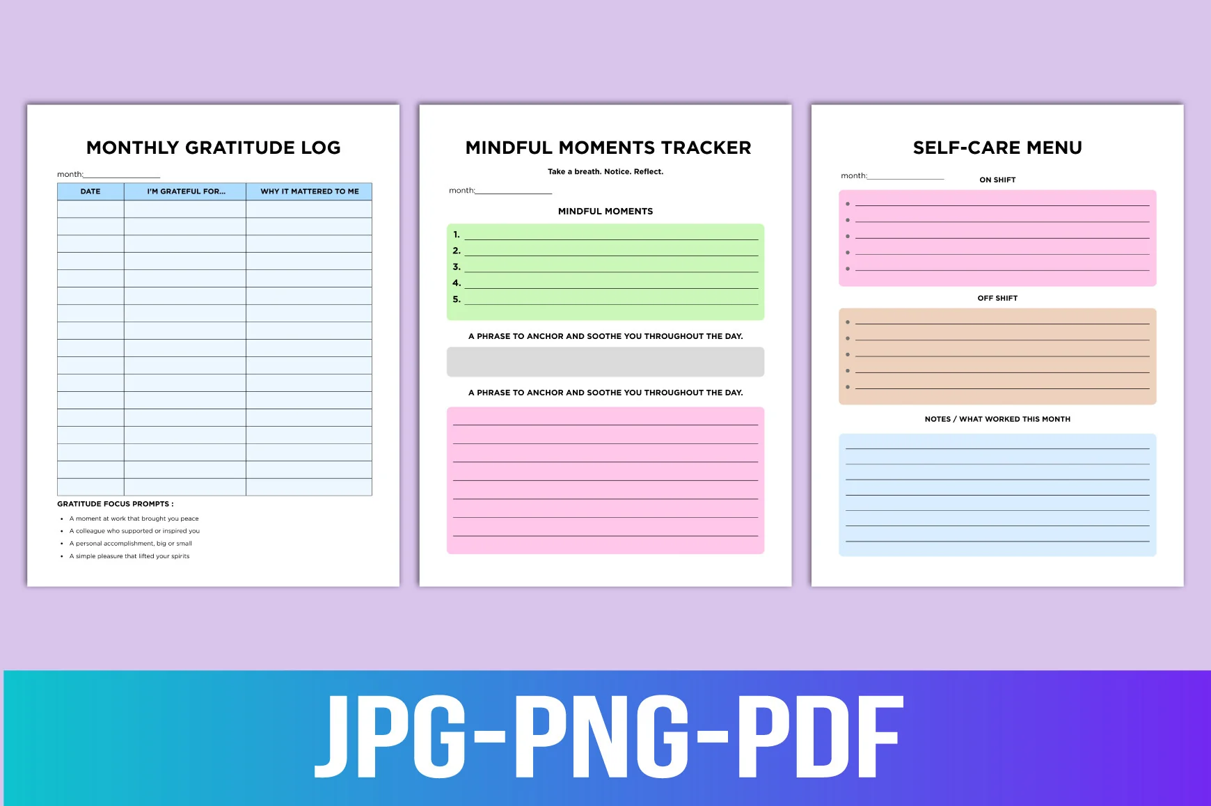 Mindful Nurses Planner - Image 4