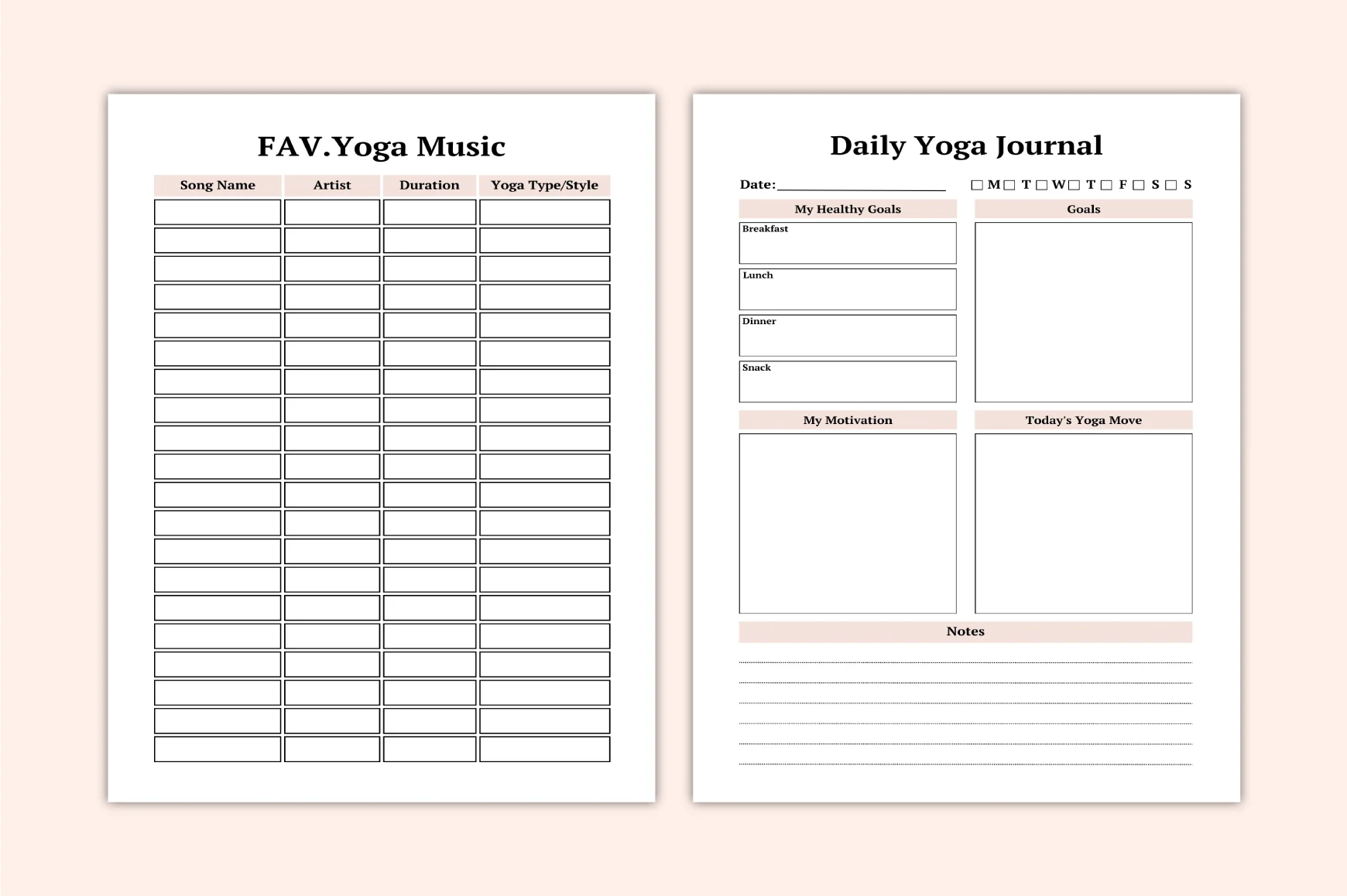 Mindful Yoga Journal - Image 3