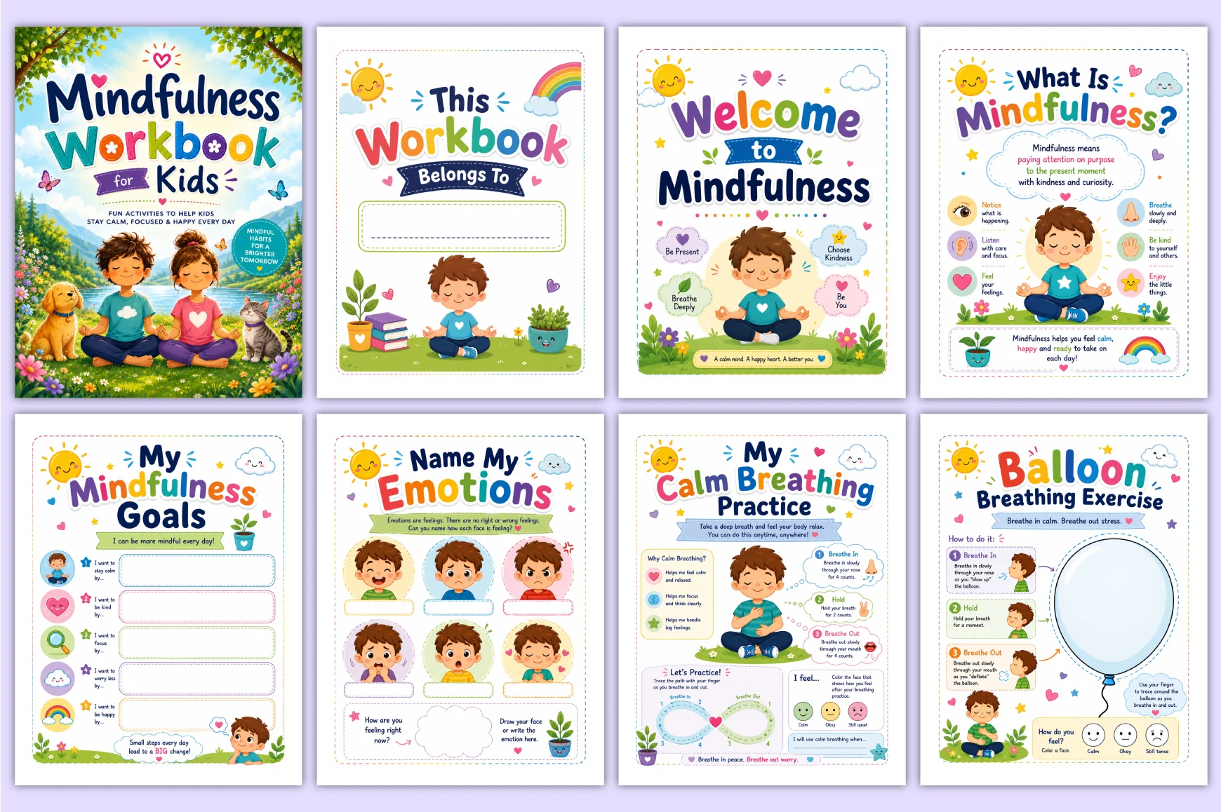 Mindfulness For Kids Workbook - Image 2