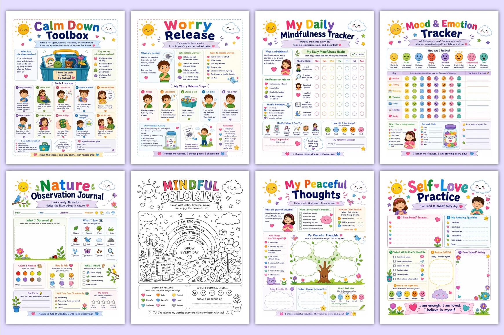 Mindfulness For Kids Workbook - Image 4