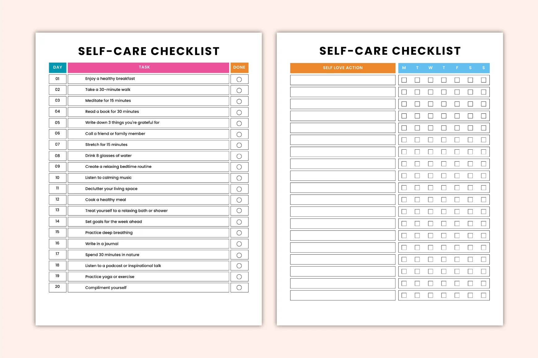 Mindfulness Self-Care Journal - Image 3
