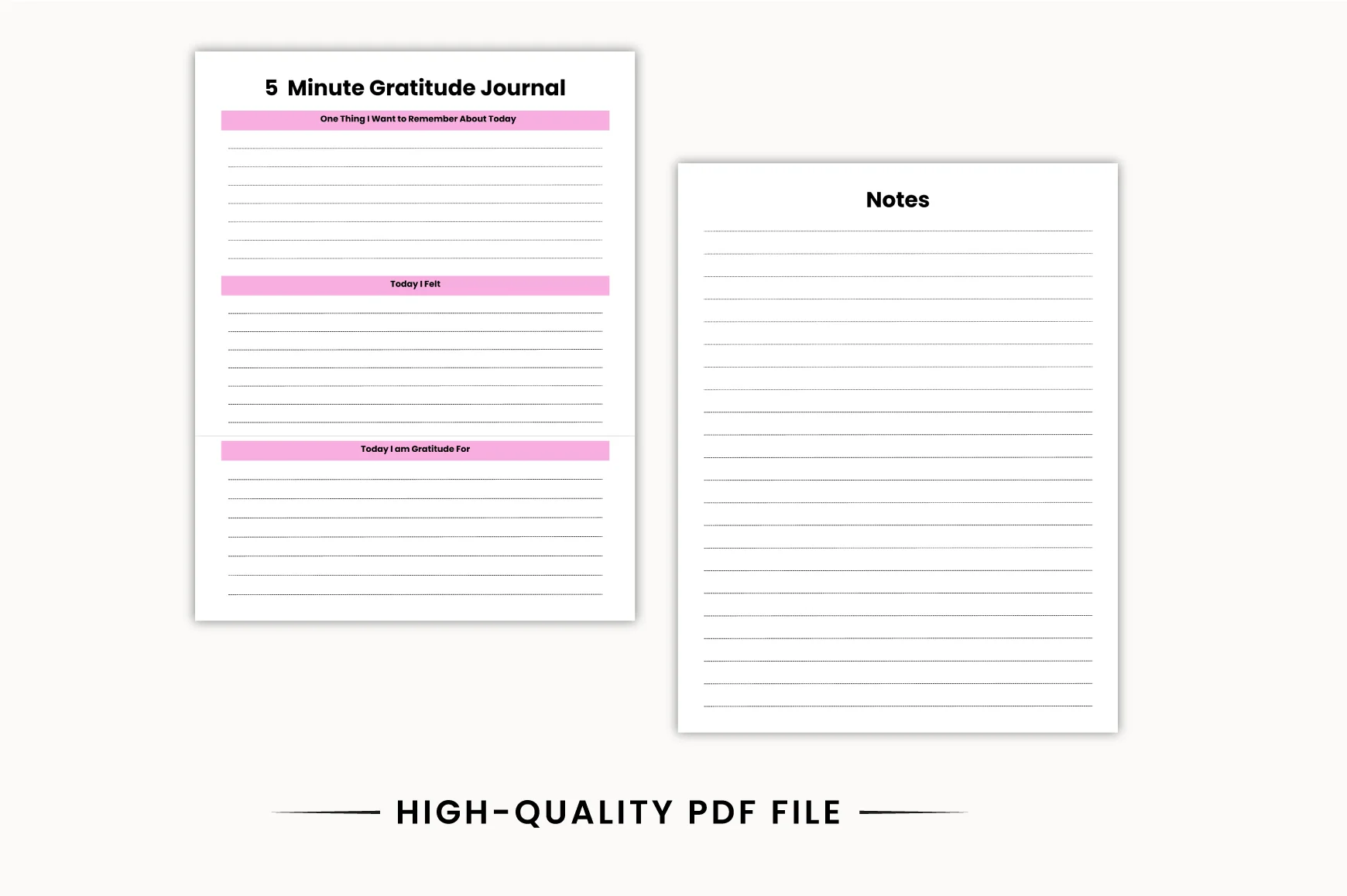 Minute Mindful Gratitude Journal - Image 3
