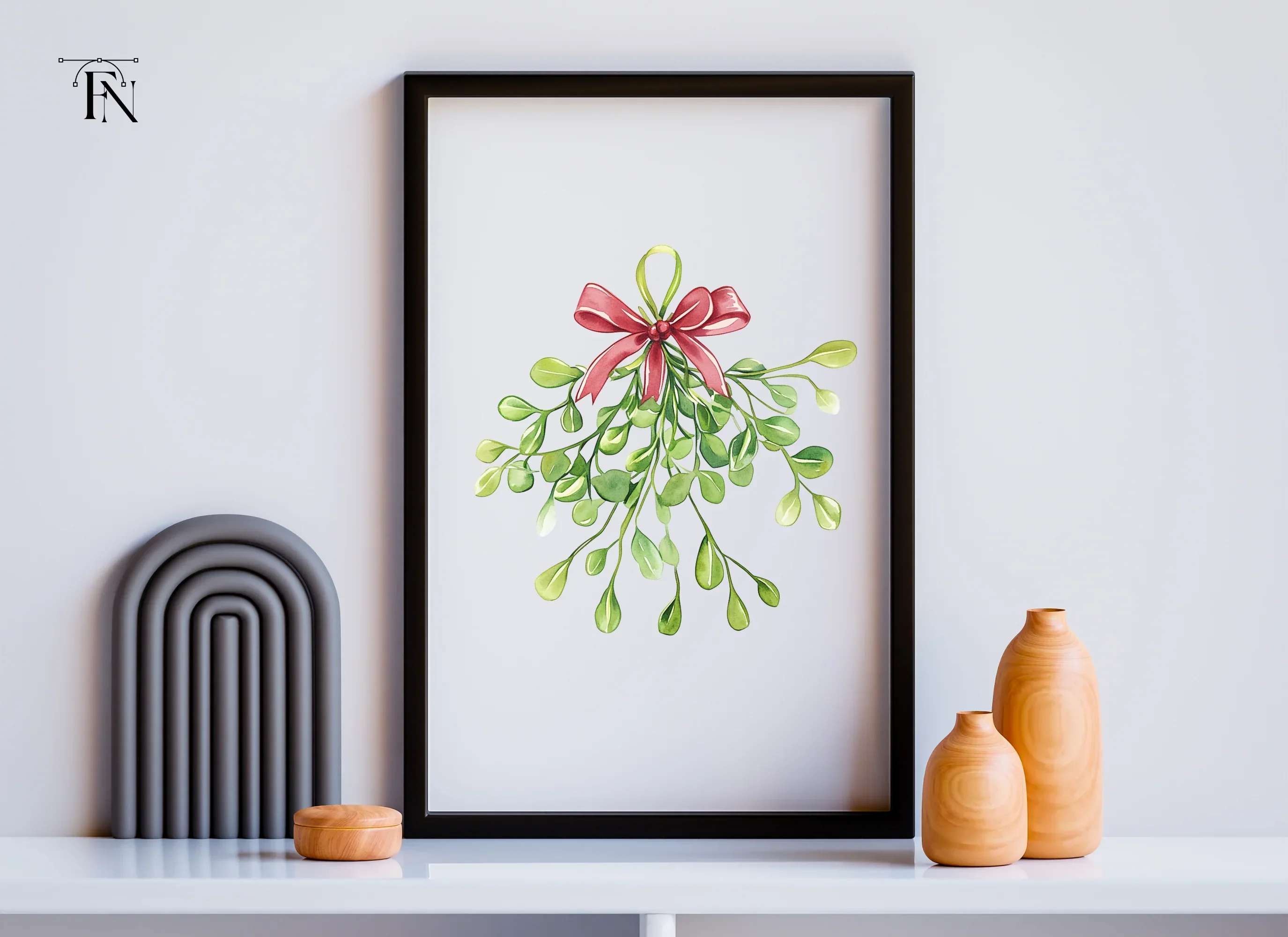Mistletoe Clipart Bundle - Image 4
