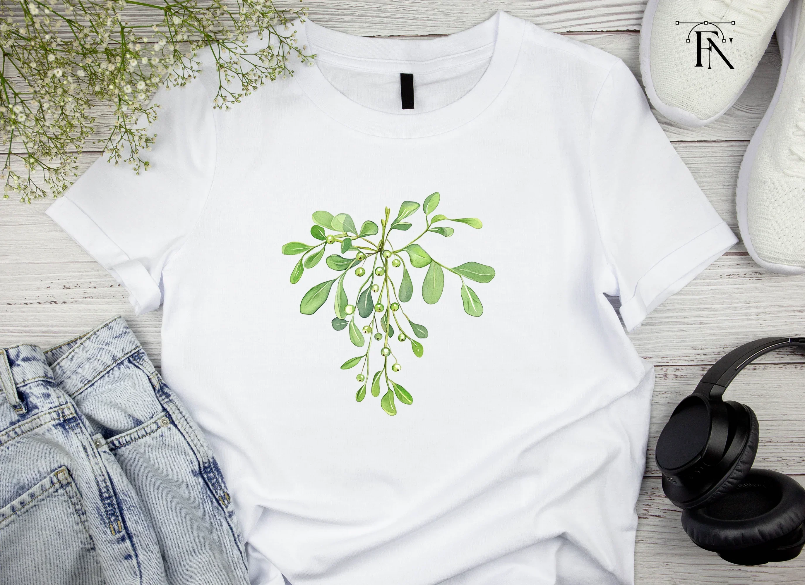 Mistletoe Clipart Bundle - Image 5