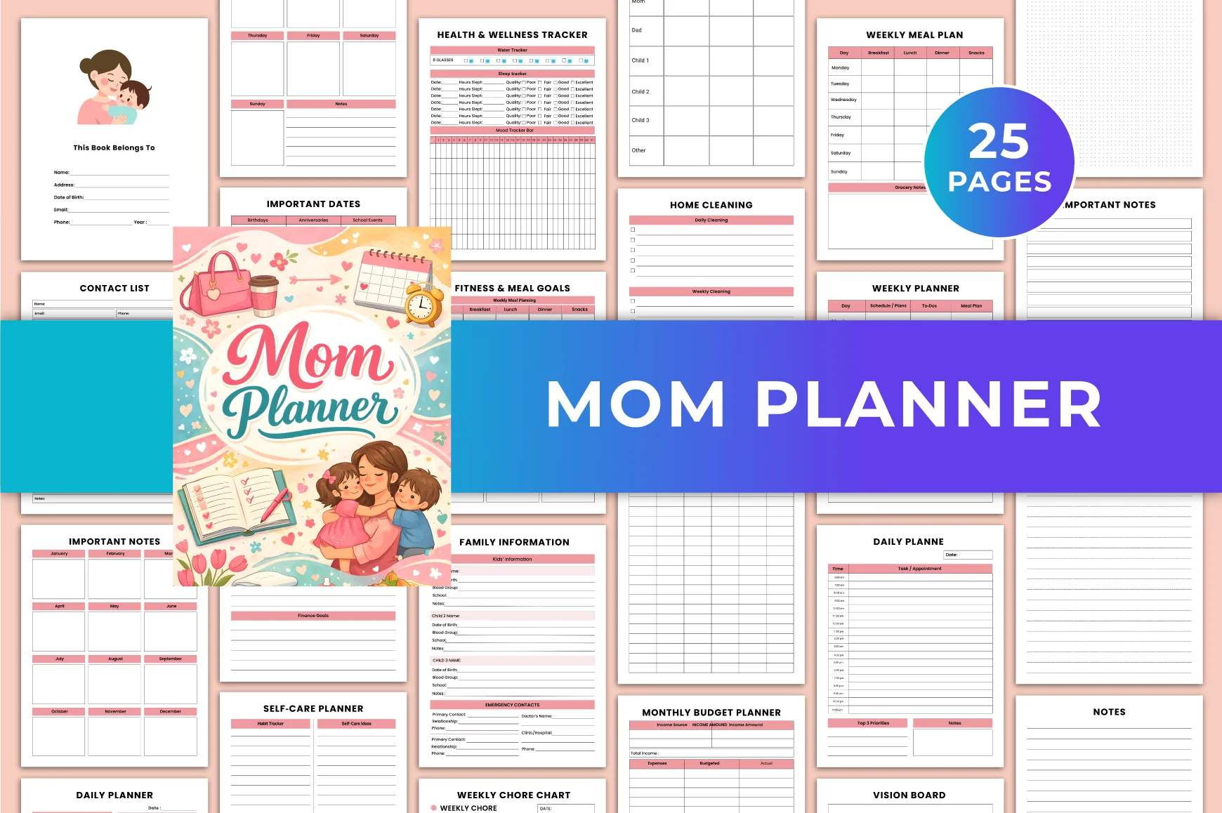 Mom Planner : Organize Your Life
