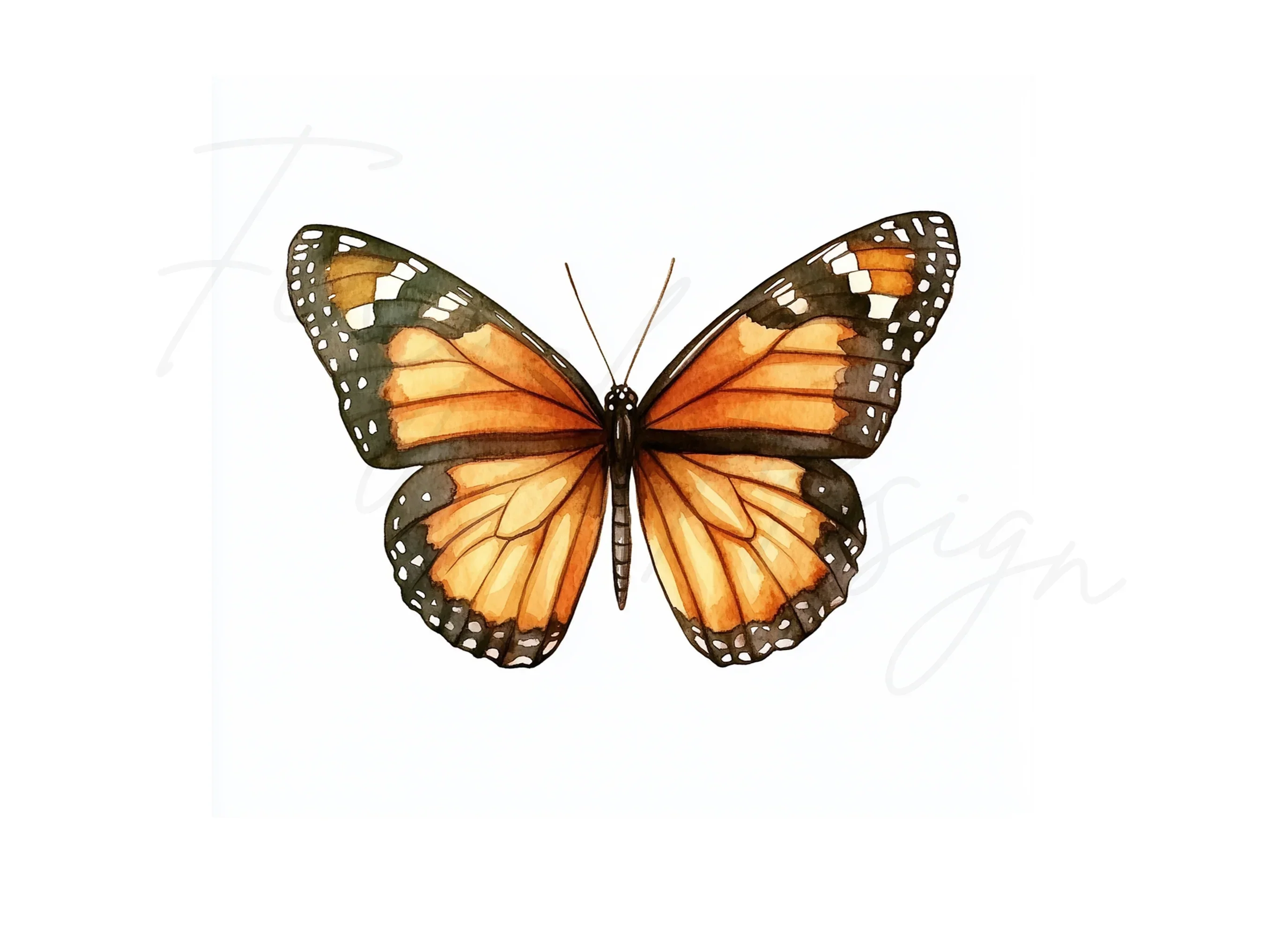 Monarch Butterfly Clipart Bundle - Image 2