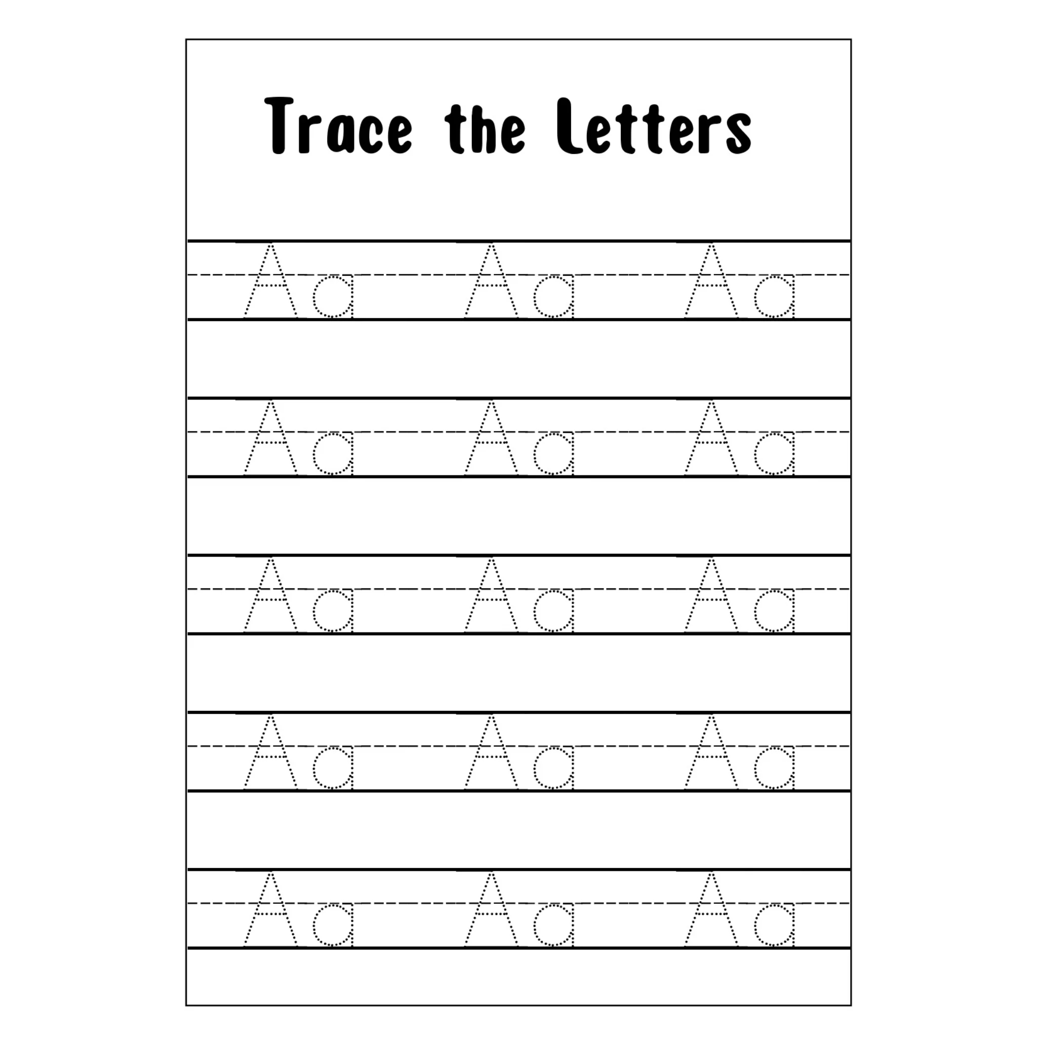 Monster Alphabet Letter Tracing Worksheets - Image 5