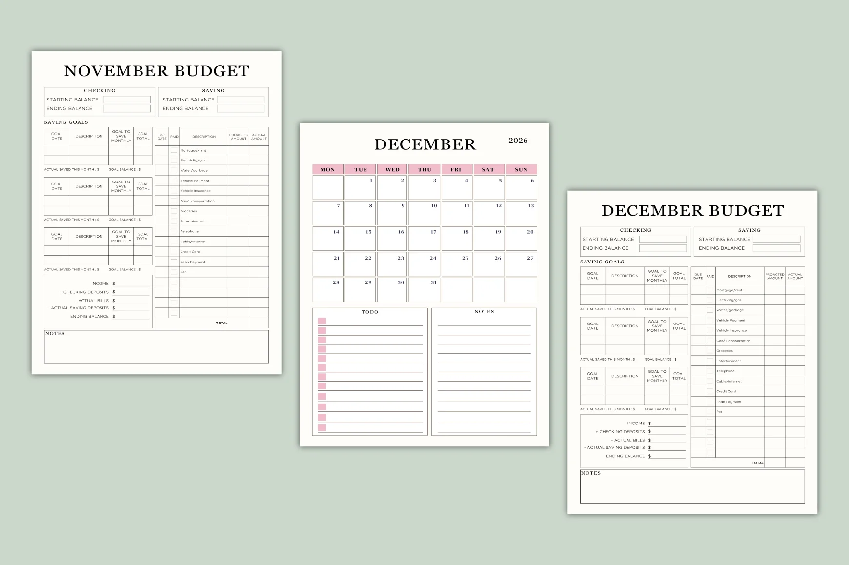 Month Wise Budget Planner - Image 3