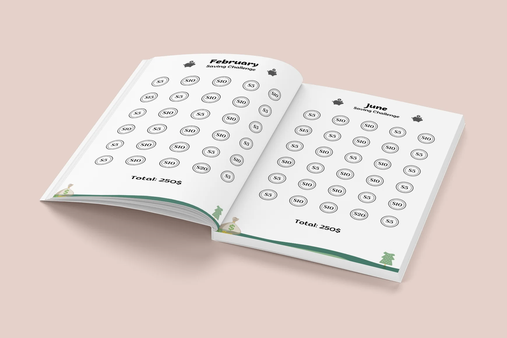 Monthly Money Saving Challenge Planner - Image 2