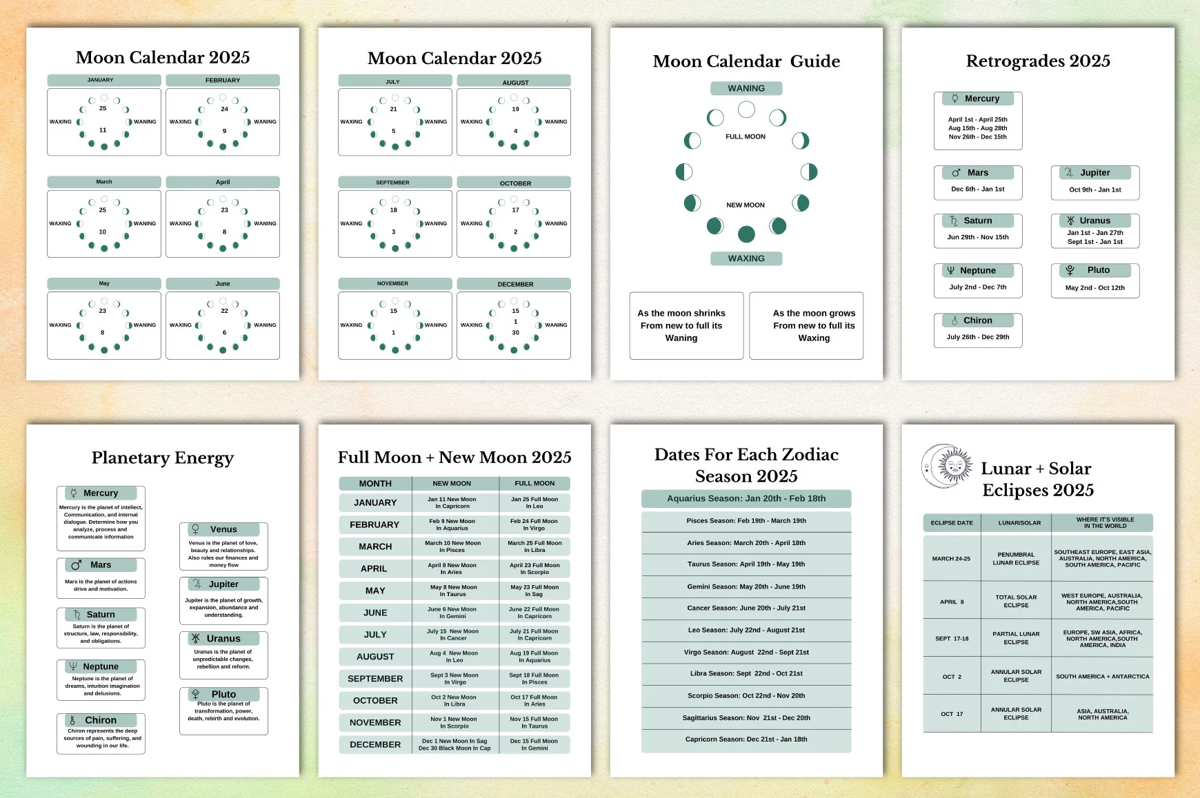 Moon Astrology Planner - Image 3
