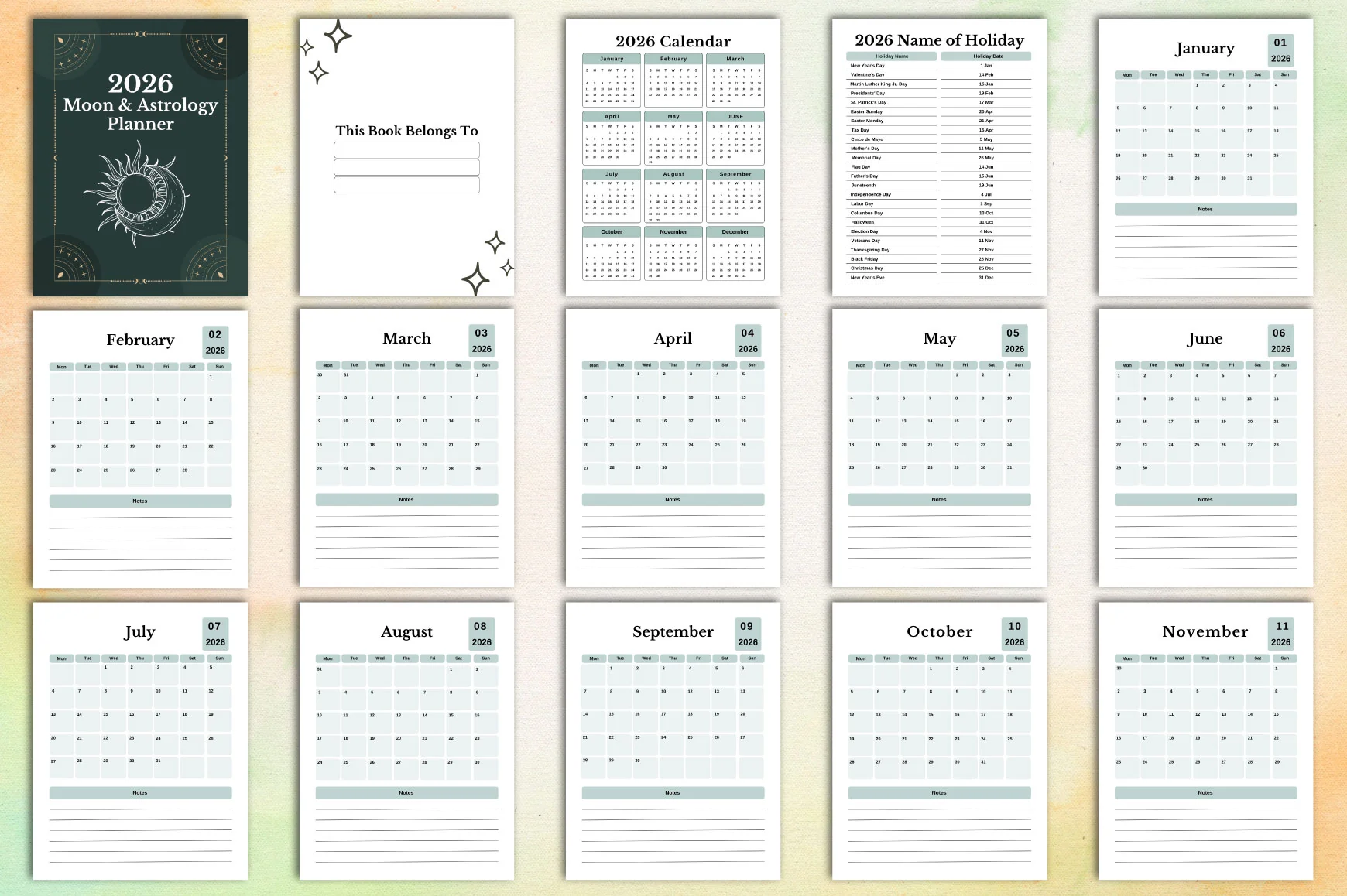 Moon Astrology Planner - Image 2