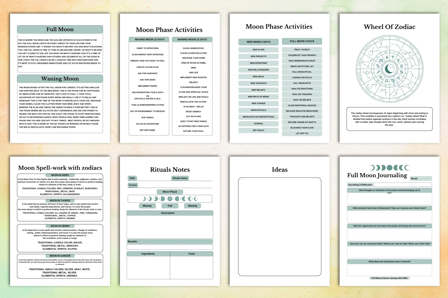 Moon Astrology Planner - Image 4