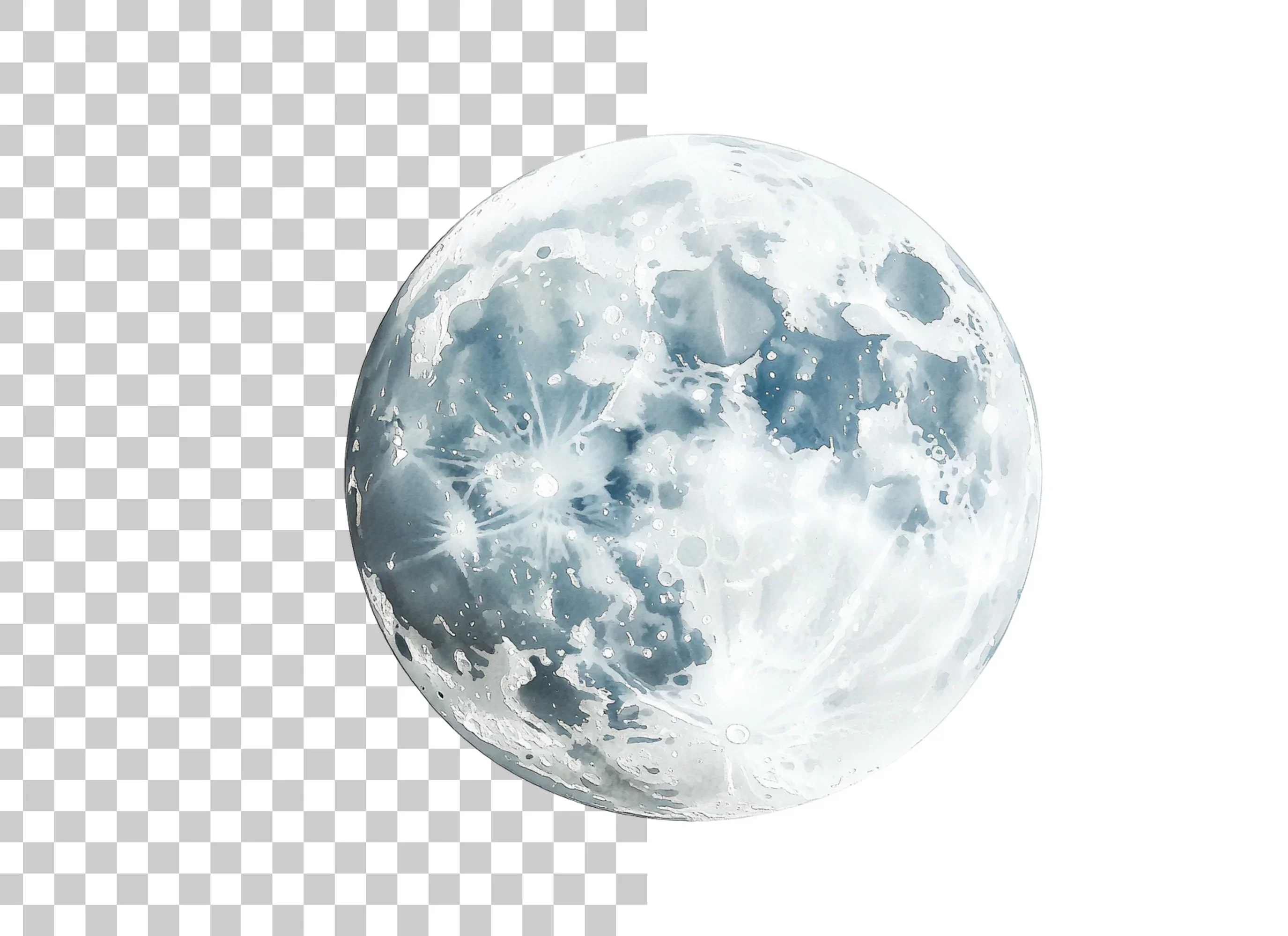 Moon Phases Clipart Bundle - Image 2