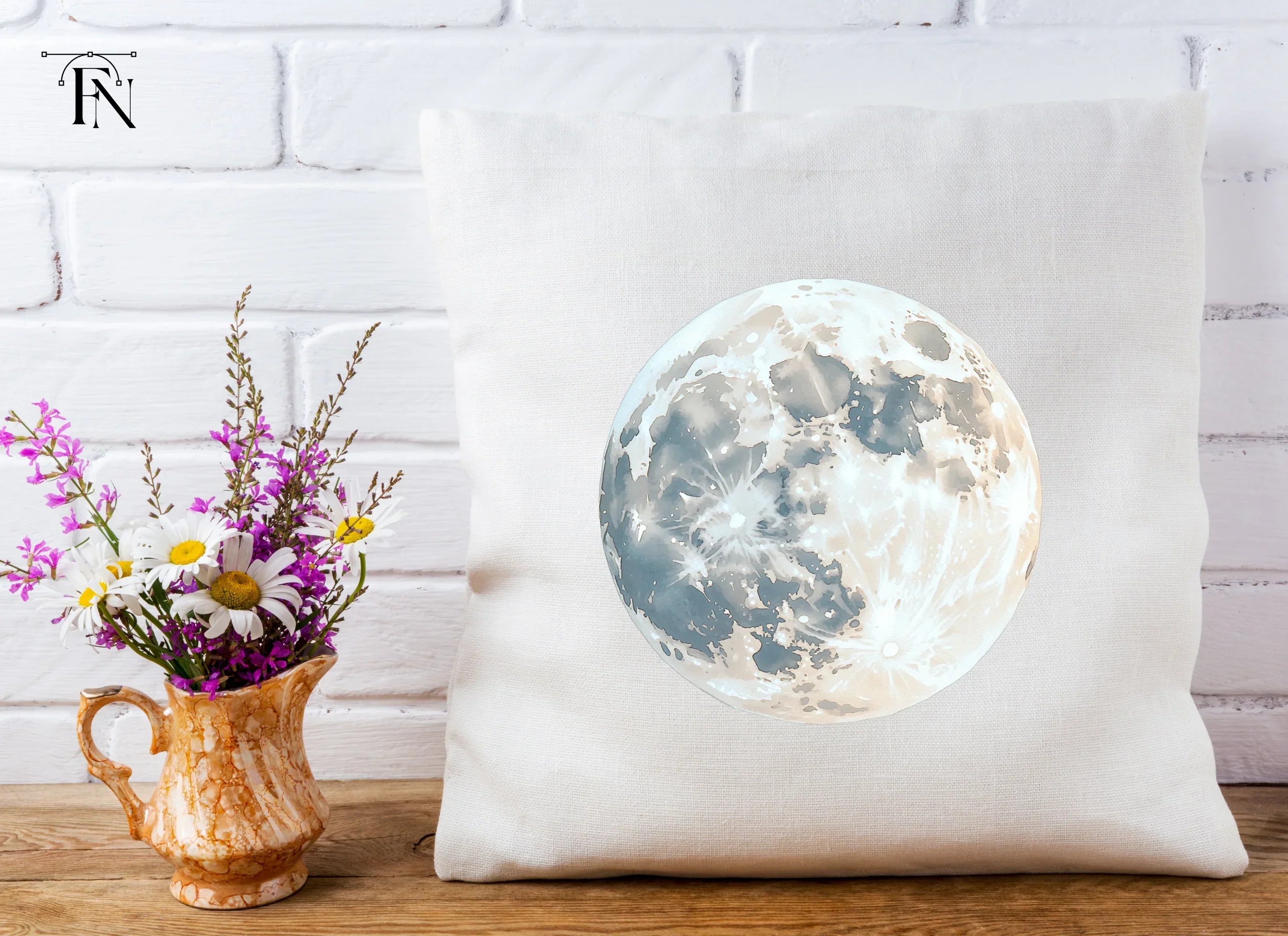 Moon Phases Clipart Bundle - Image 5