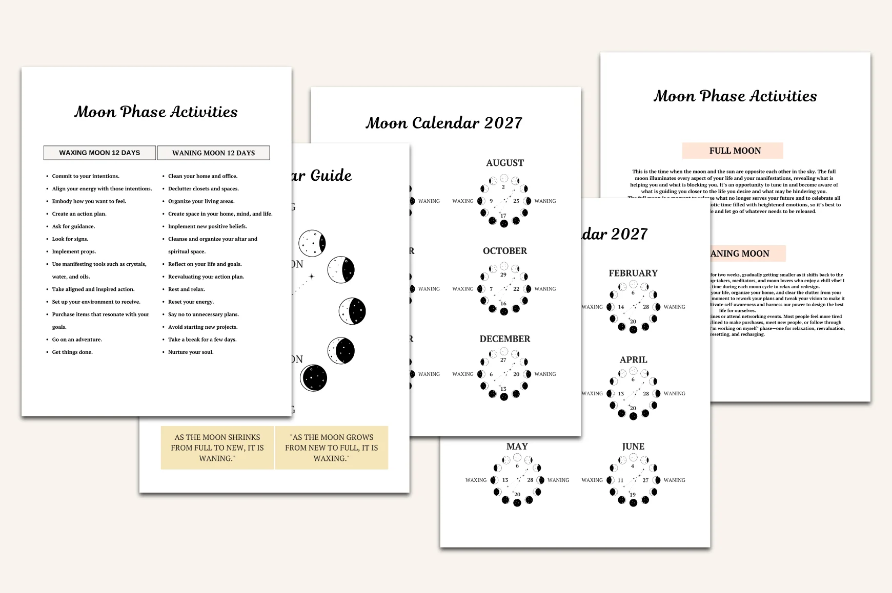 Moon Phases Rituals Journal - Image 6