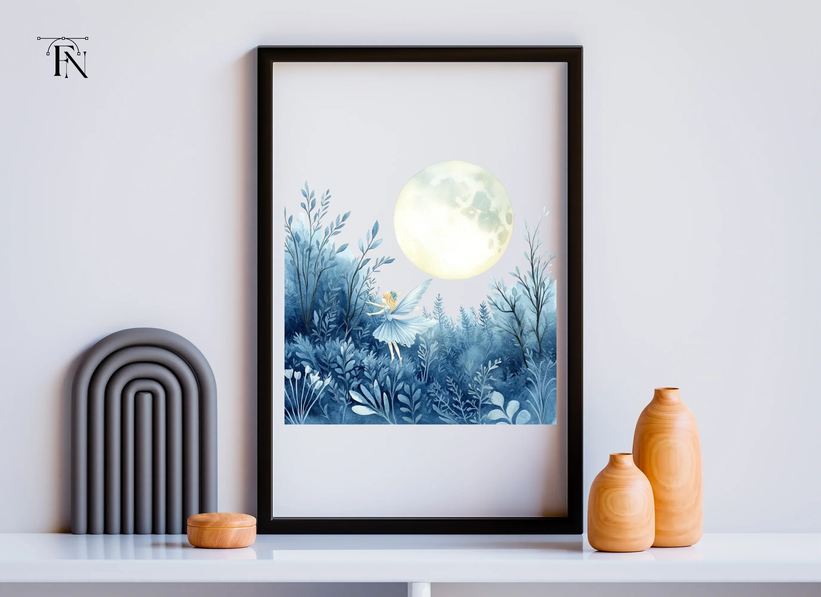 Moonlit Fairy Forest Clipart Bundle - Image 6