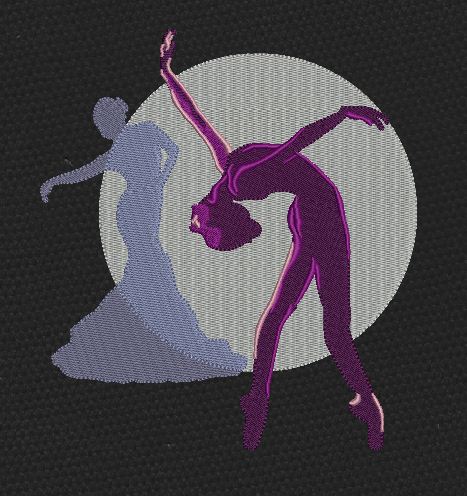 Moonlit Grace Embroidery Design