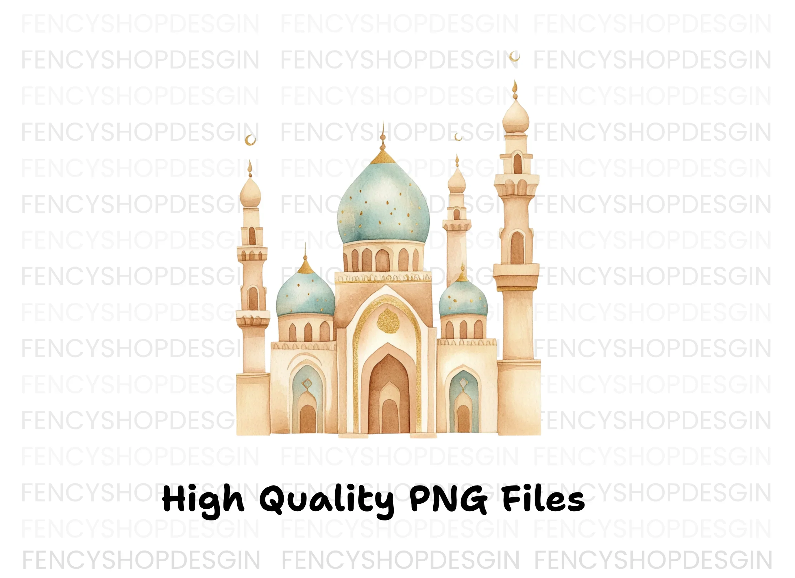 Mosque Clipart Bundle - Image 3