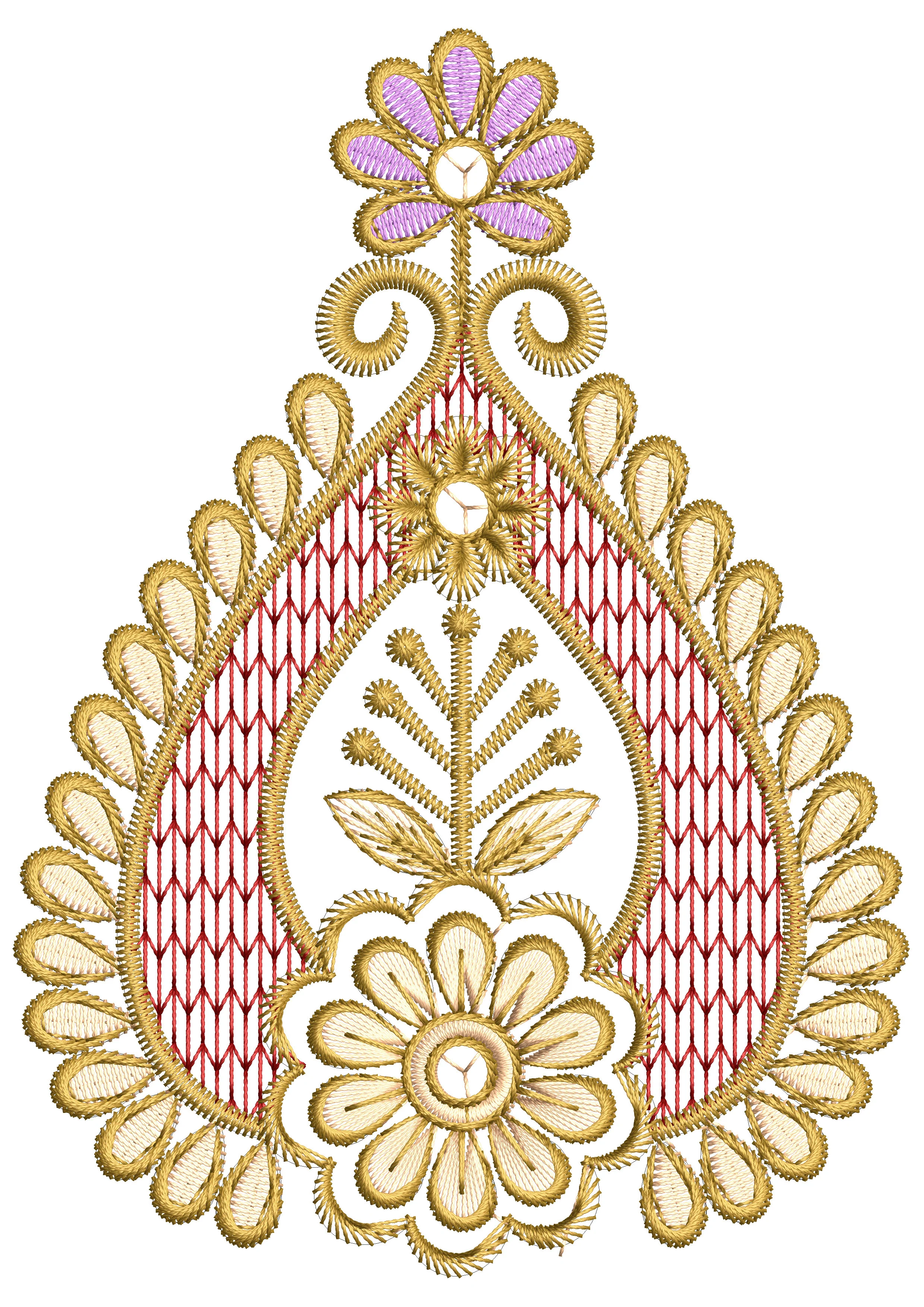 Motive Art Embroidery Design
