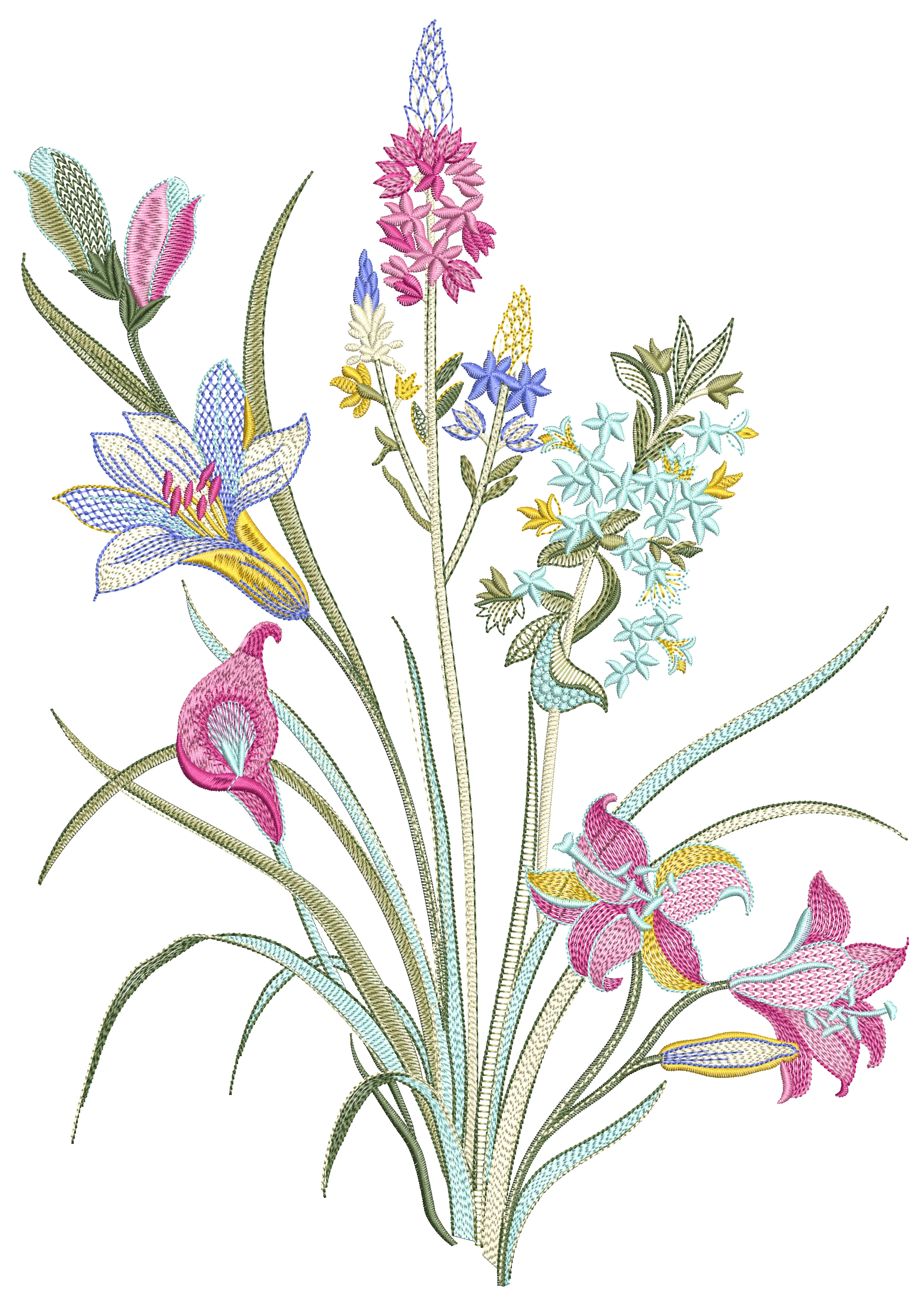 Motive Art Embroidery Design
