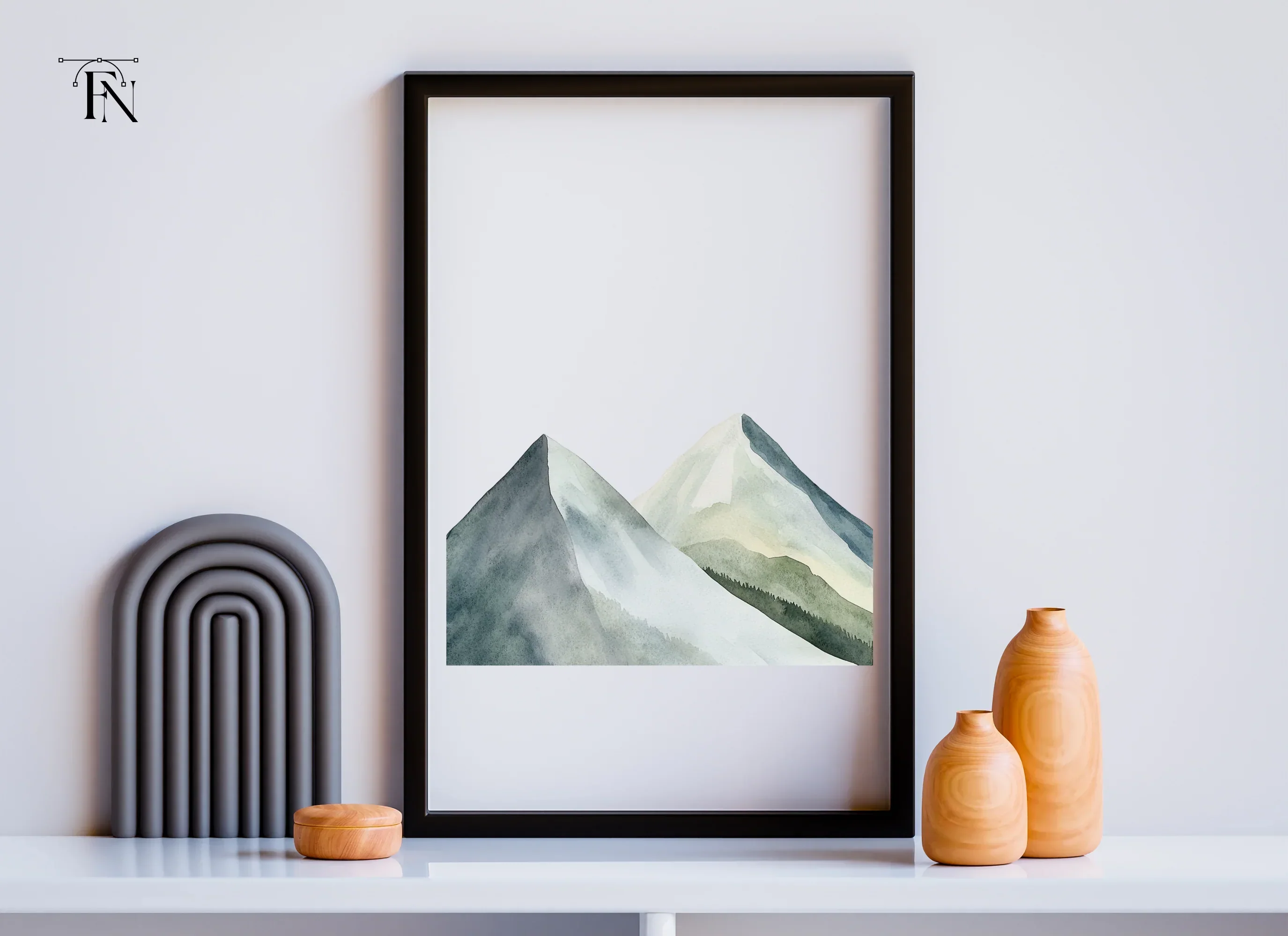 Mountain Landscape Clipart Bundle - Image 6