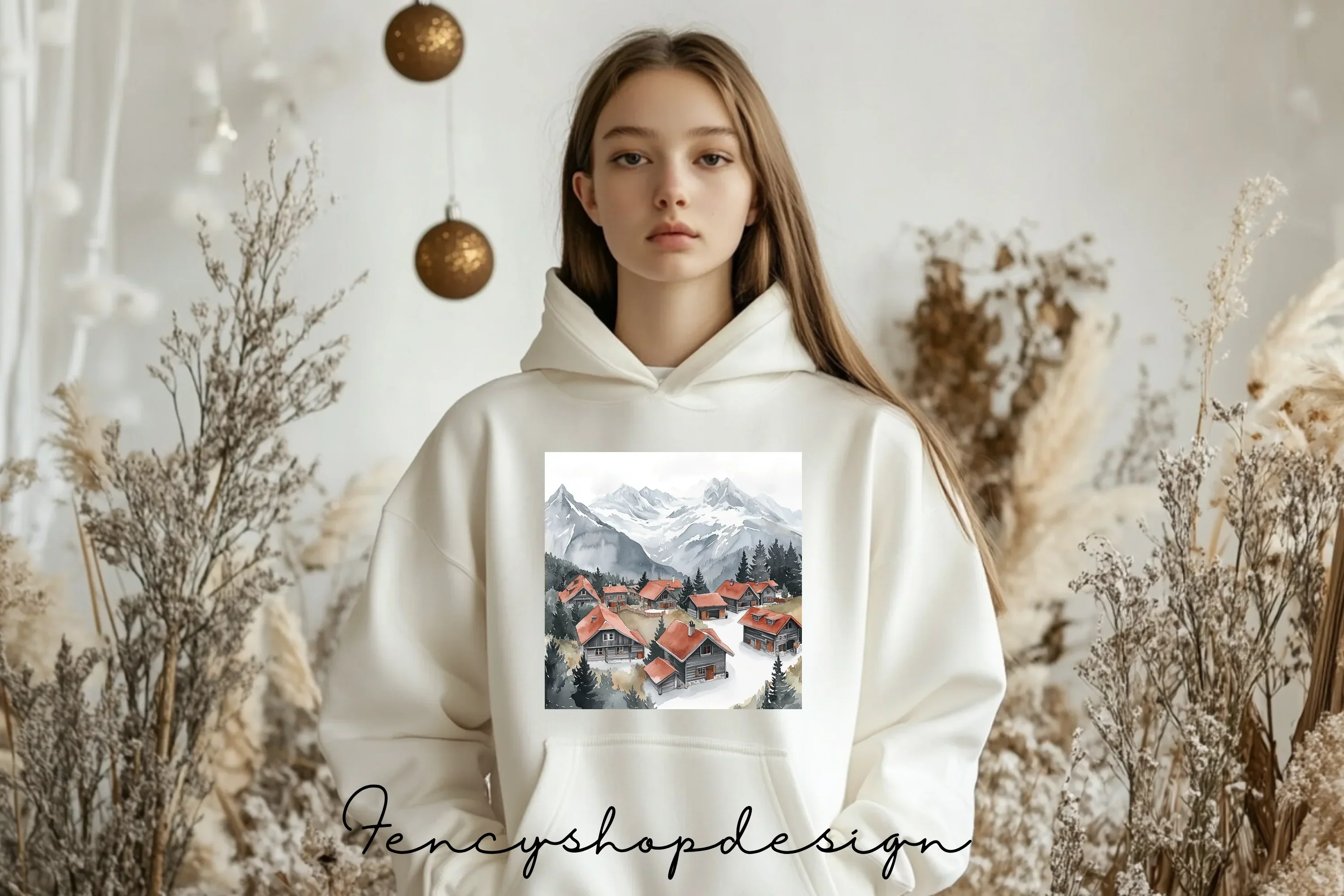 Mountain Village Clipart Bundle - Image 6