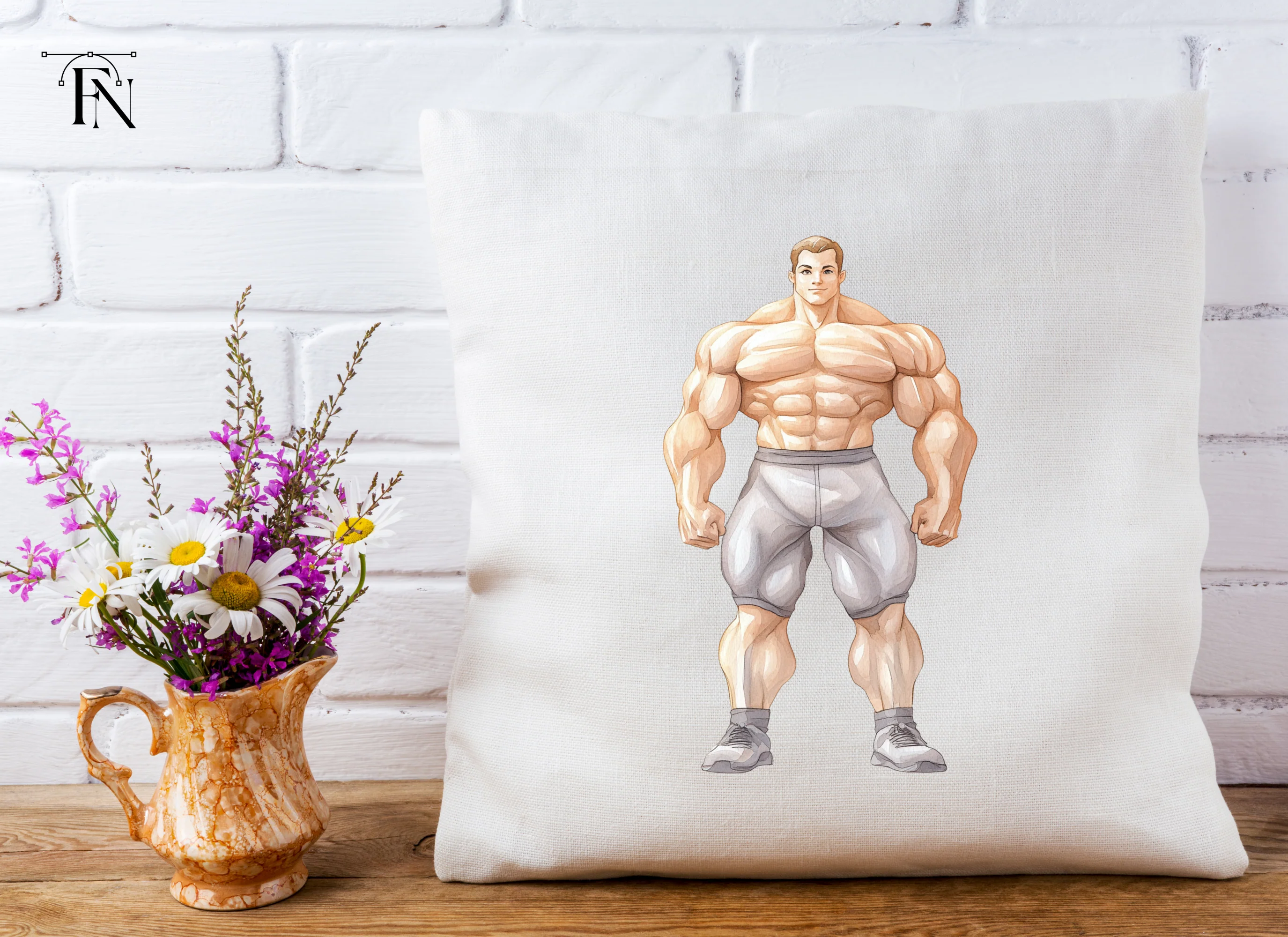 Muscular Bodybuilders Clipart Bundle - Image 5