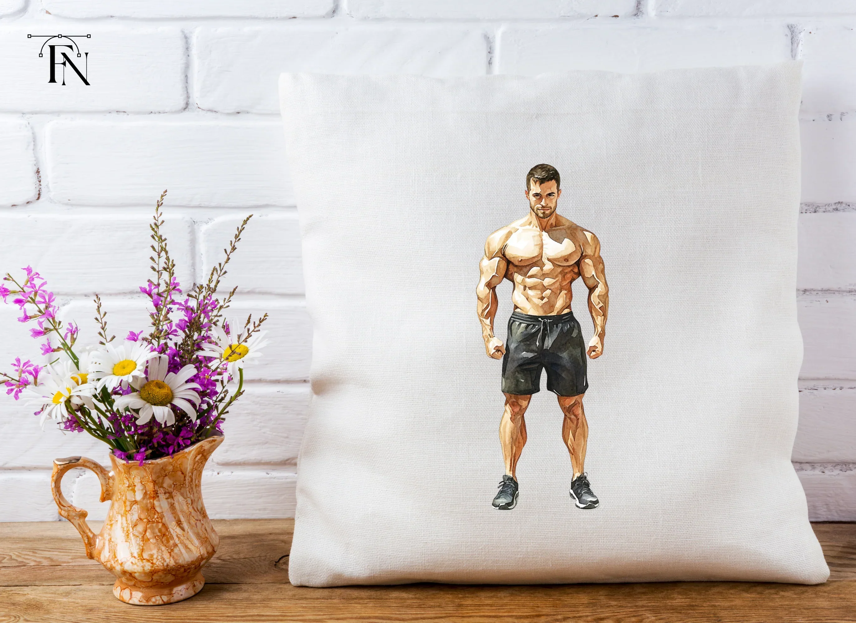 Muscular Men Fitness Clipart Bundle - Image 5