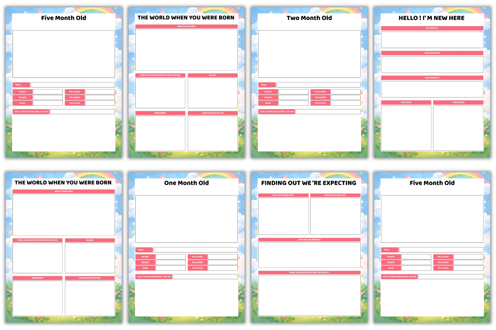 My Baby Sweet Memories Workbook - Image 4