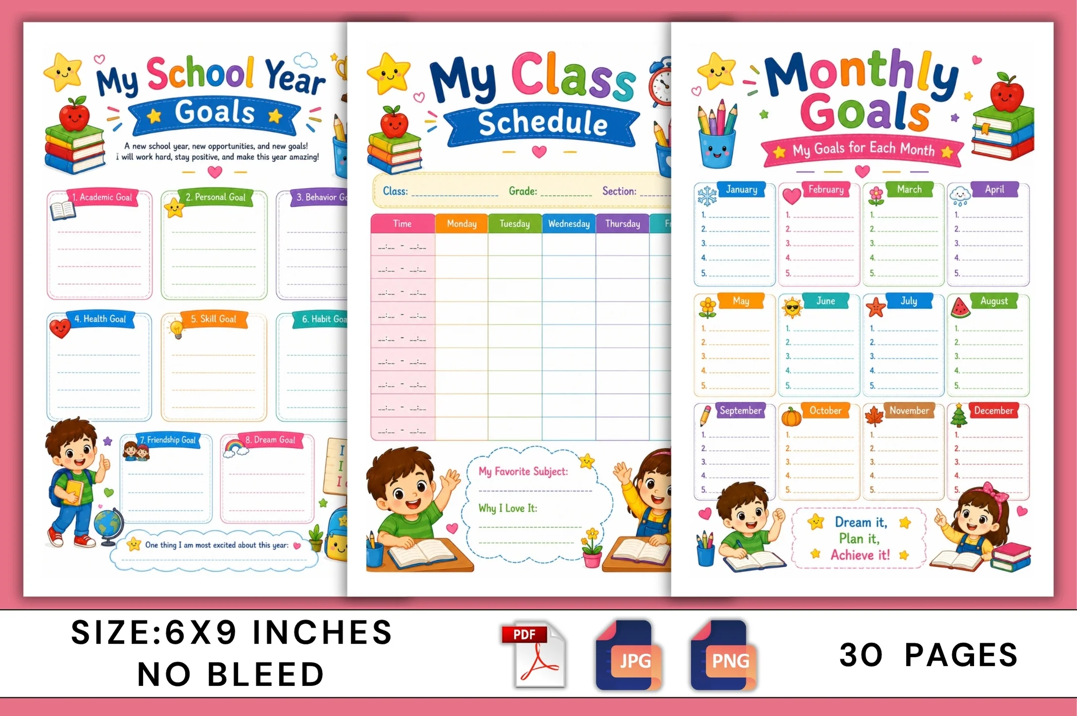 My School For Kids Planner - Image 4