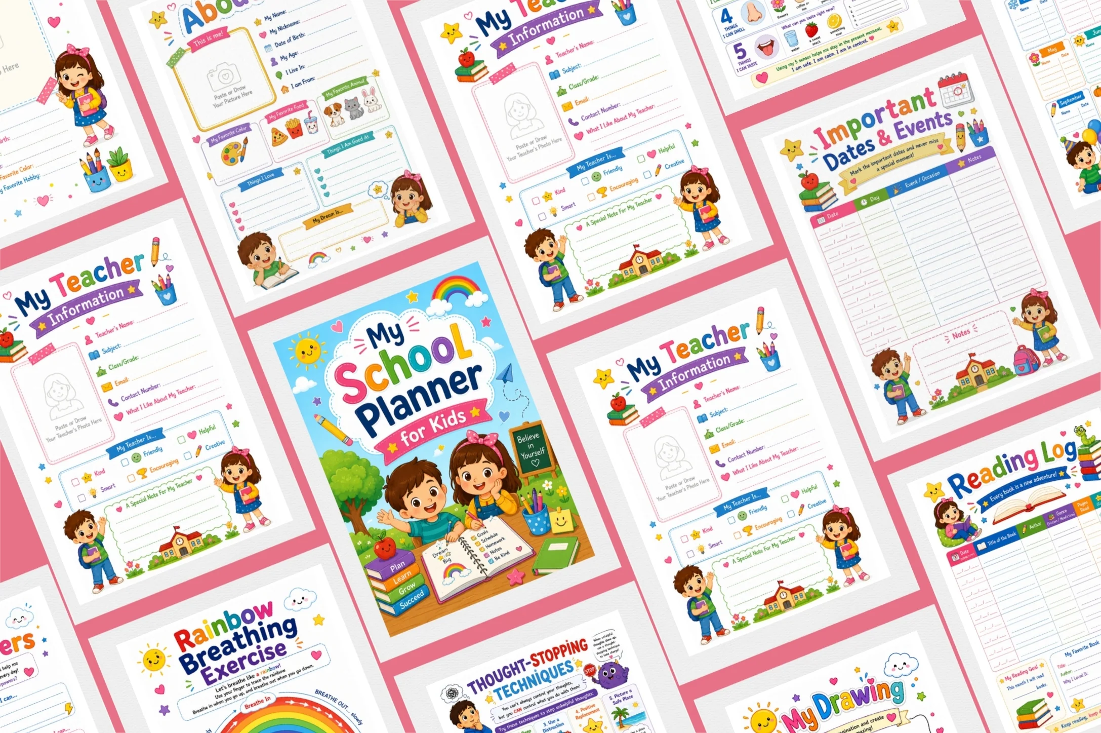 My School For Kids Planner - Image 6