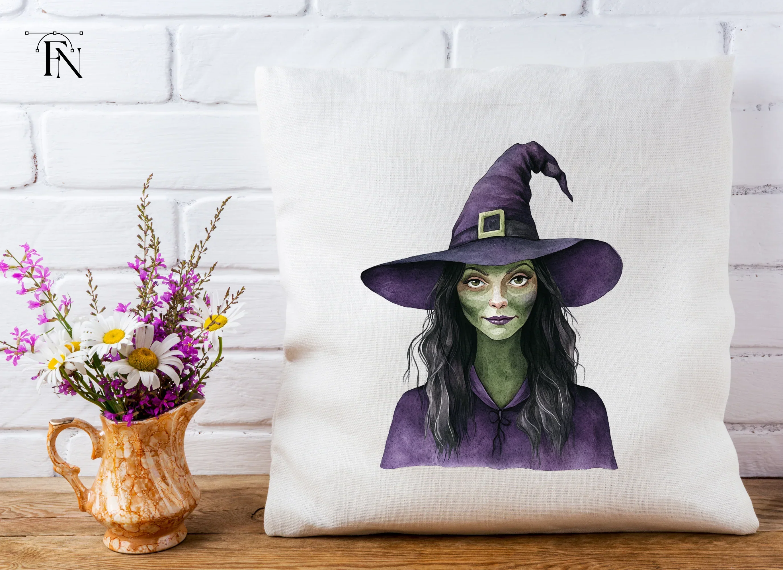 Mysterious Witch Portraits Clipart Bundle - Image 4