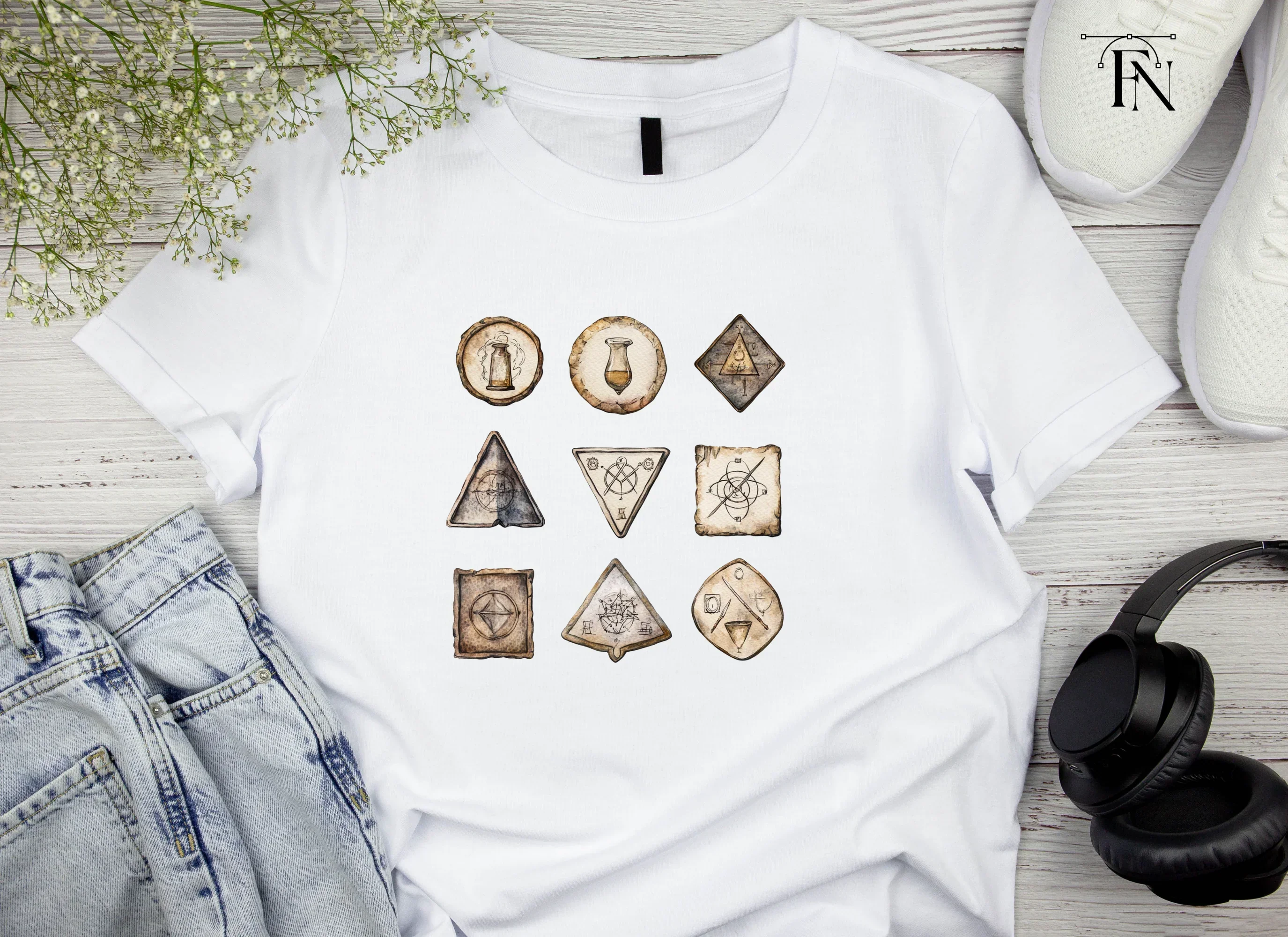 Mystical Alchemical Symbols Clipart Bundle - Image 4