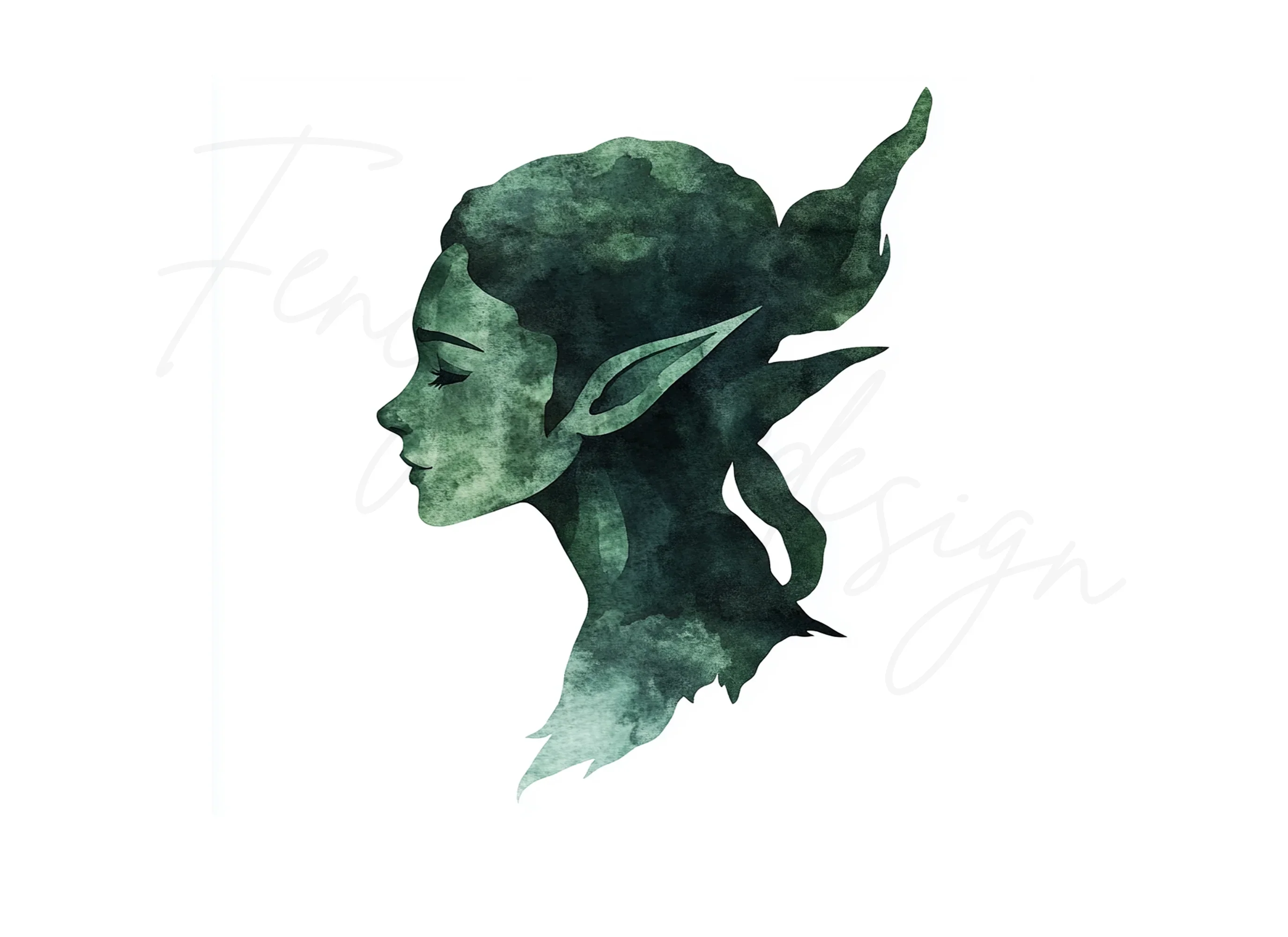 Mystical Forest Elf Clipart Bundle - Image 3