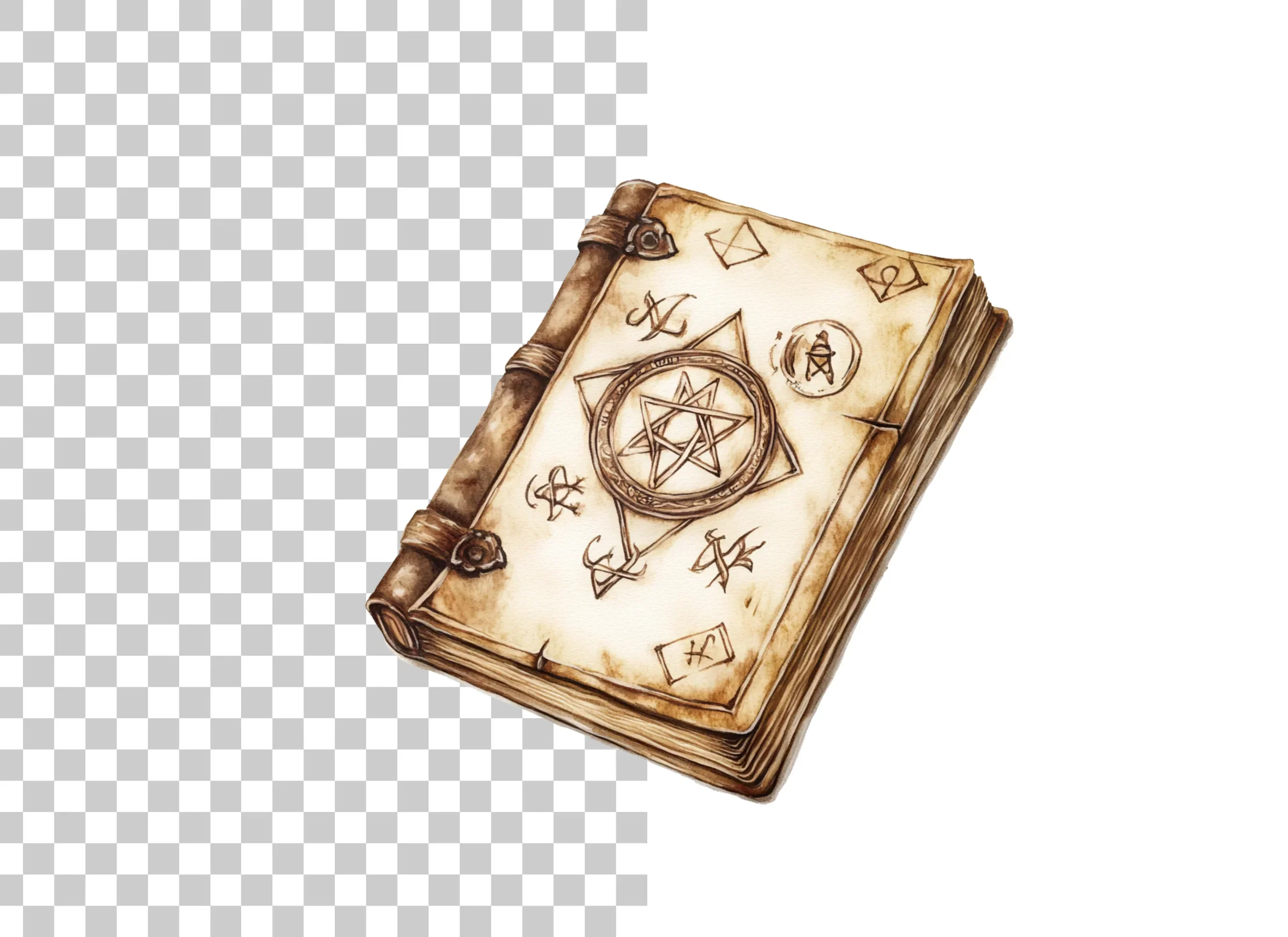 Mystical Grimoire Clipart Bundle - Image 6