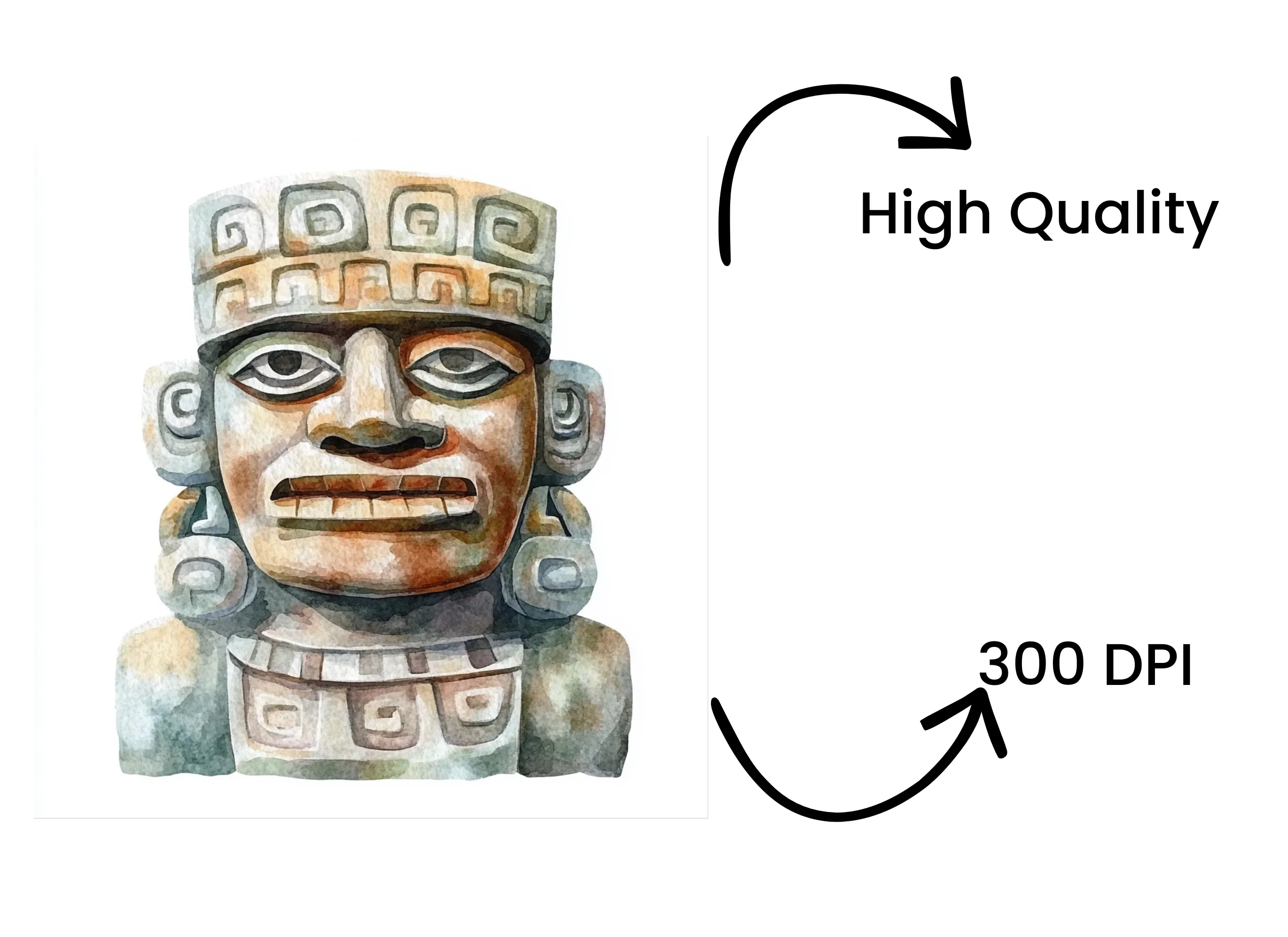 Mystical Stone Idol Clipart Bundle - Image 4