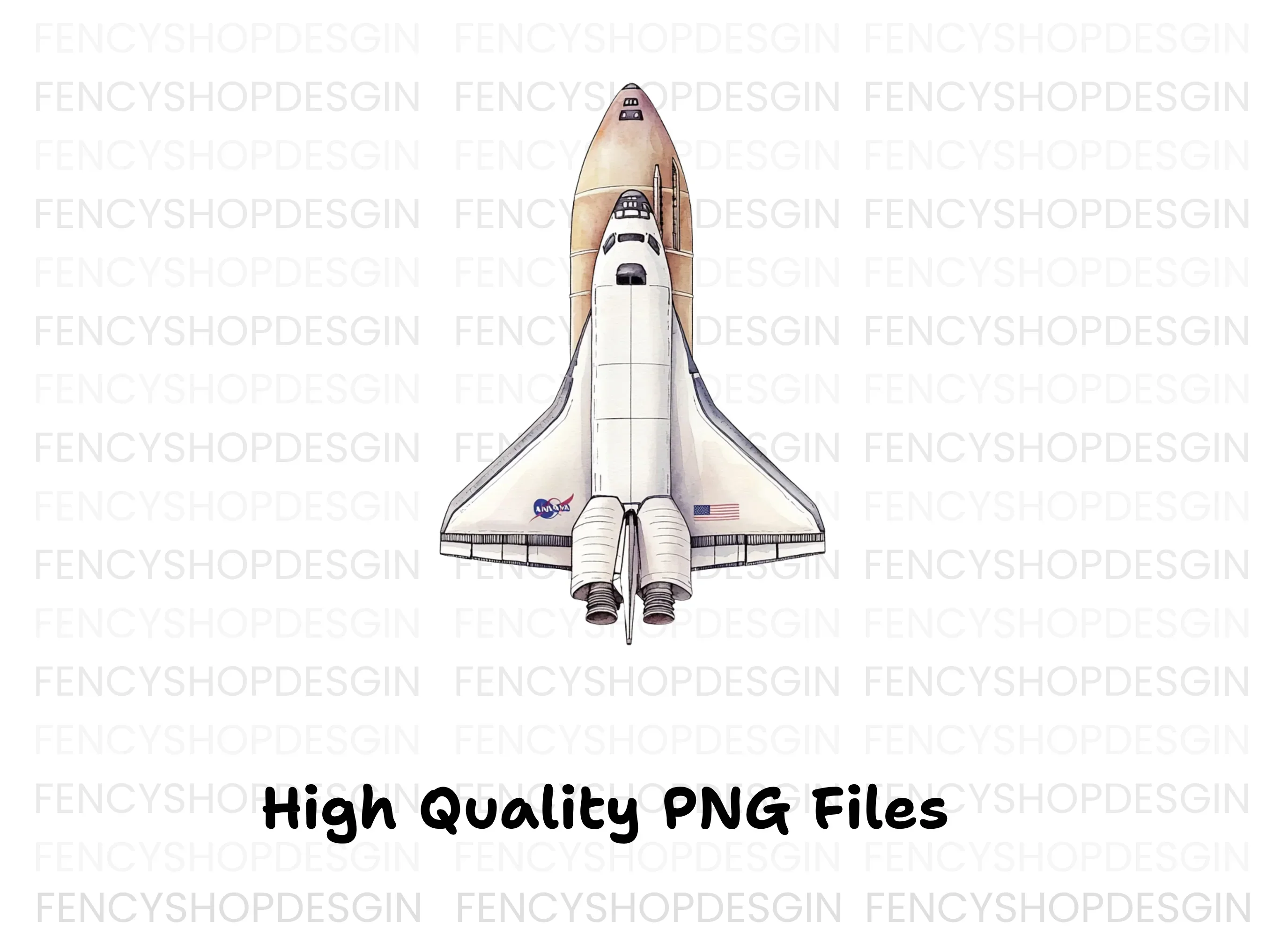 NASA Space Shuttle Clipart Bundle - Image 3