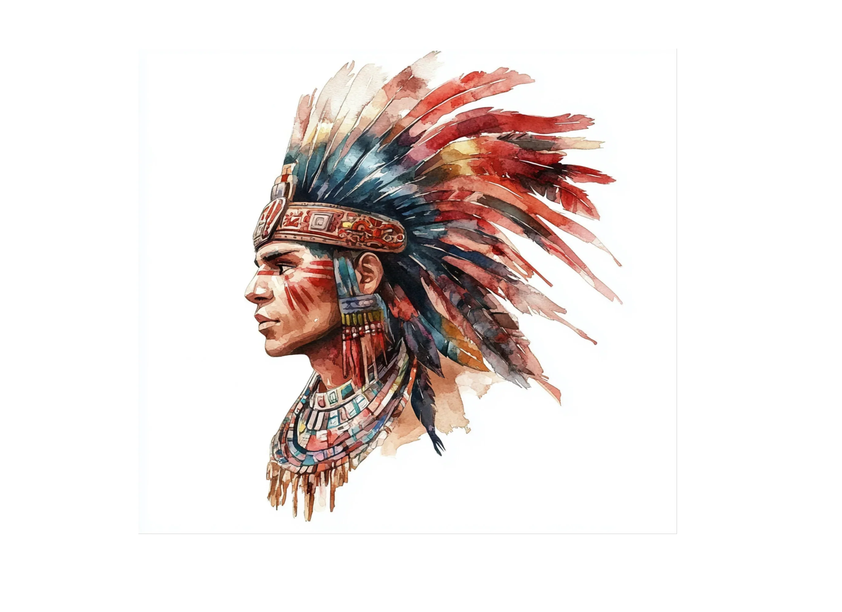 Native American Headdress Clipart Bundle - Image 2